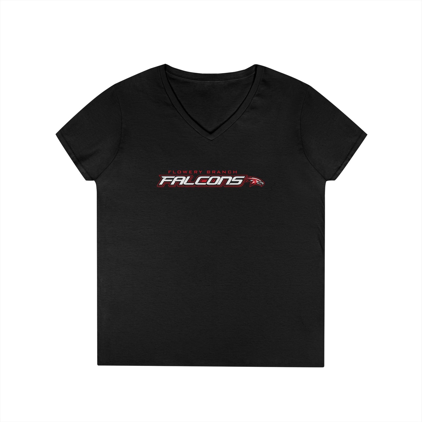 Flowery Branch Personalized Name and Number V-Neck T-Shirt