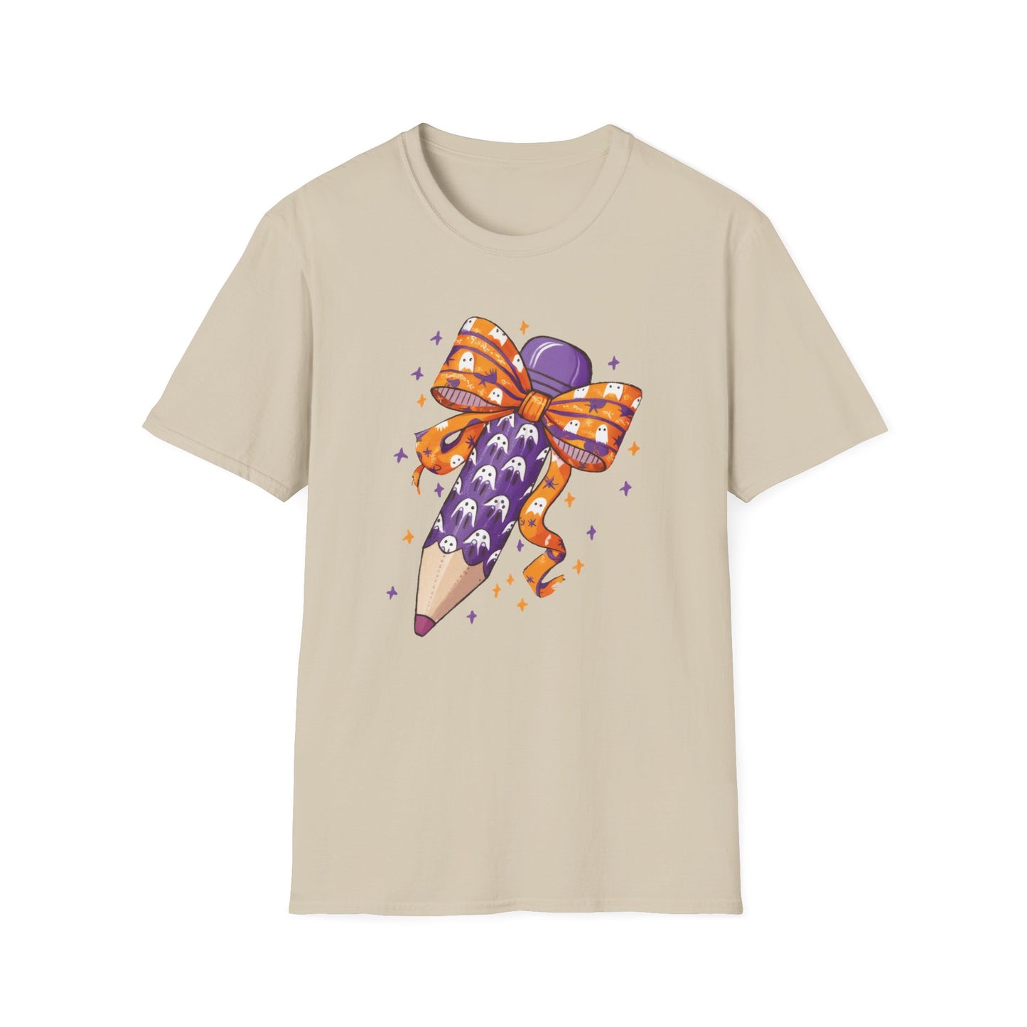 Halloween Bow Pencil T-Shirt