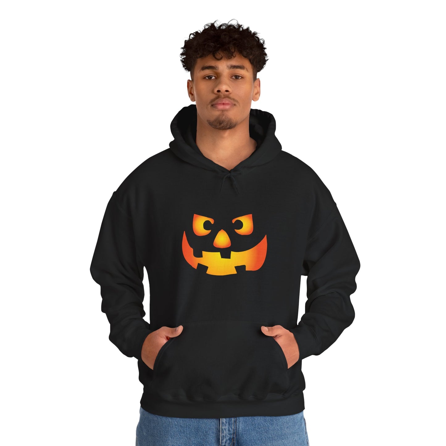 Halloween Pumpkin Face Hoodie