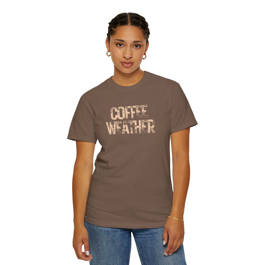 Coffee Weather Unisex Comfort Colors T-Shirt