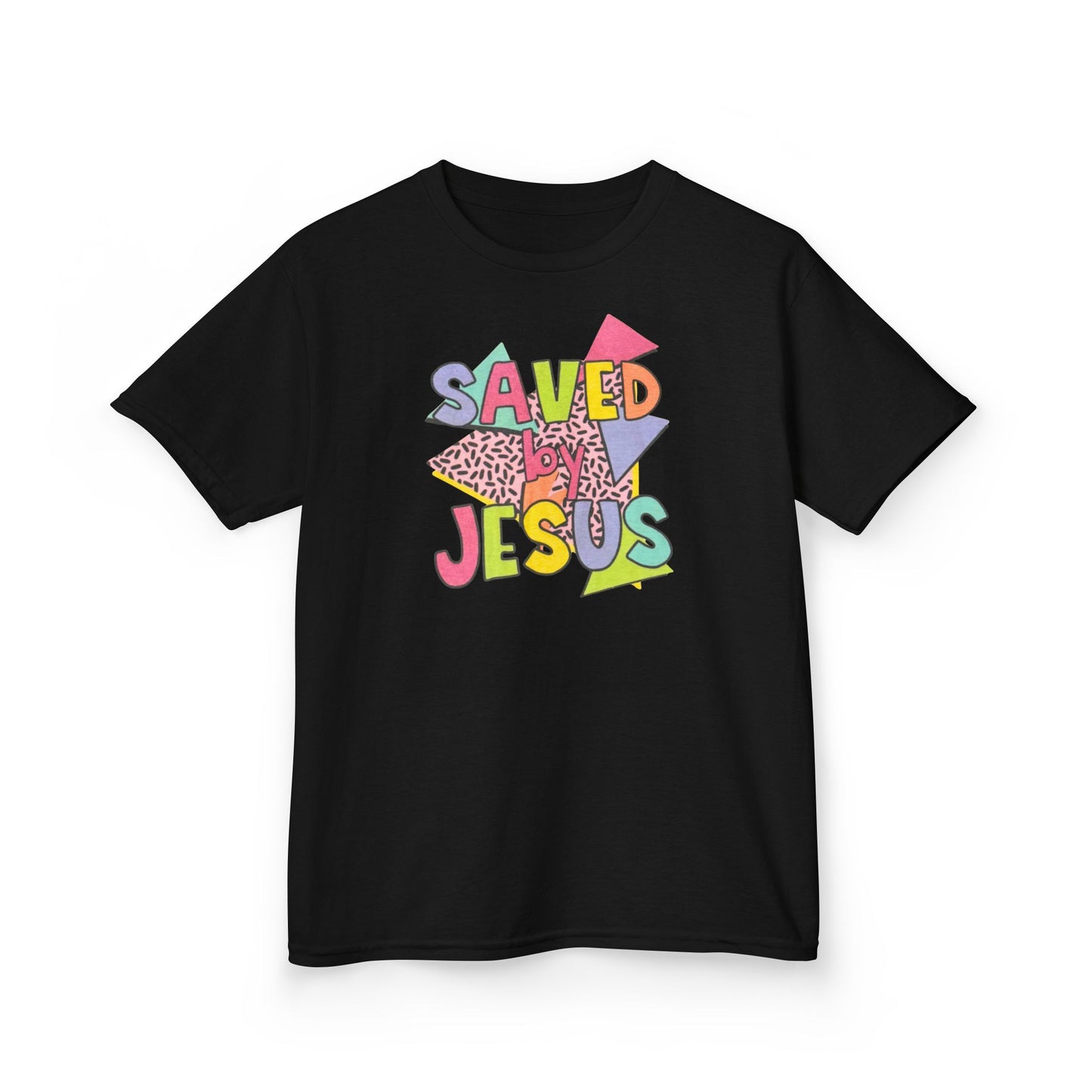 Retro Saved by Jesus Kids Tee