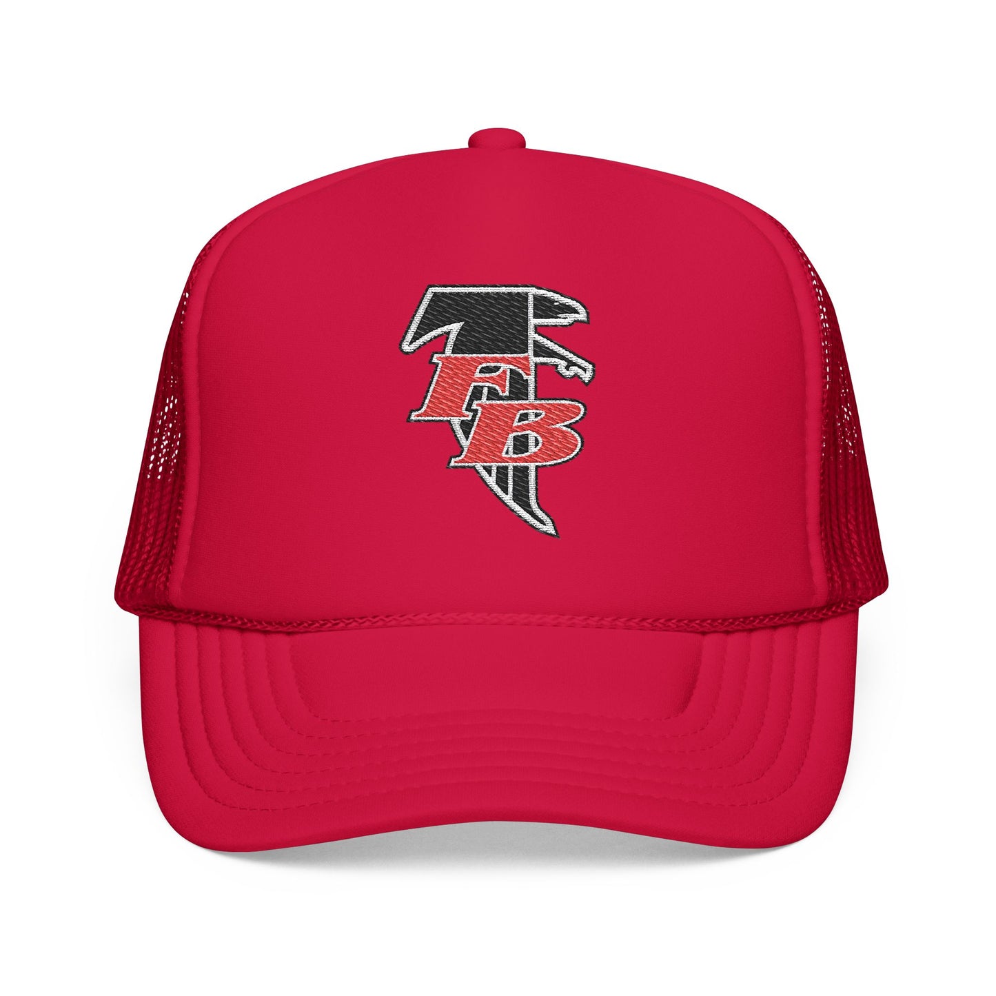 Embroidery Foam Trucker Hat, Sporty Casual Cap, Gift for Dad, Summer Style Hat, Outdoor Adventure Gear, Team Spirit Merchandise