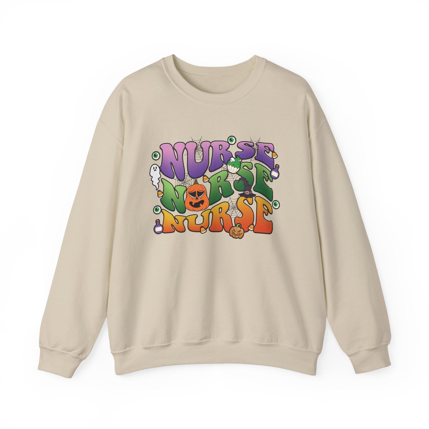 Halloween Wavy Nurse Sweatshirt