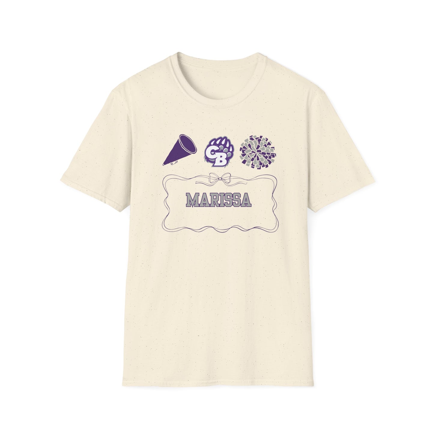 Personalized CB Cheerleading T-Shirt