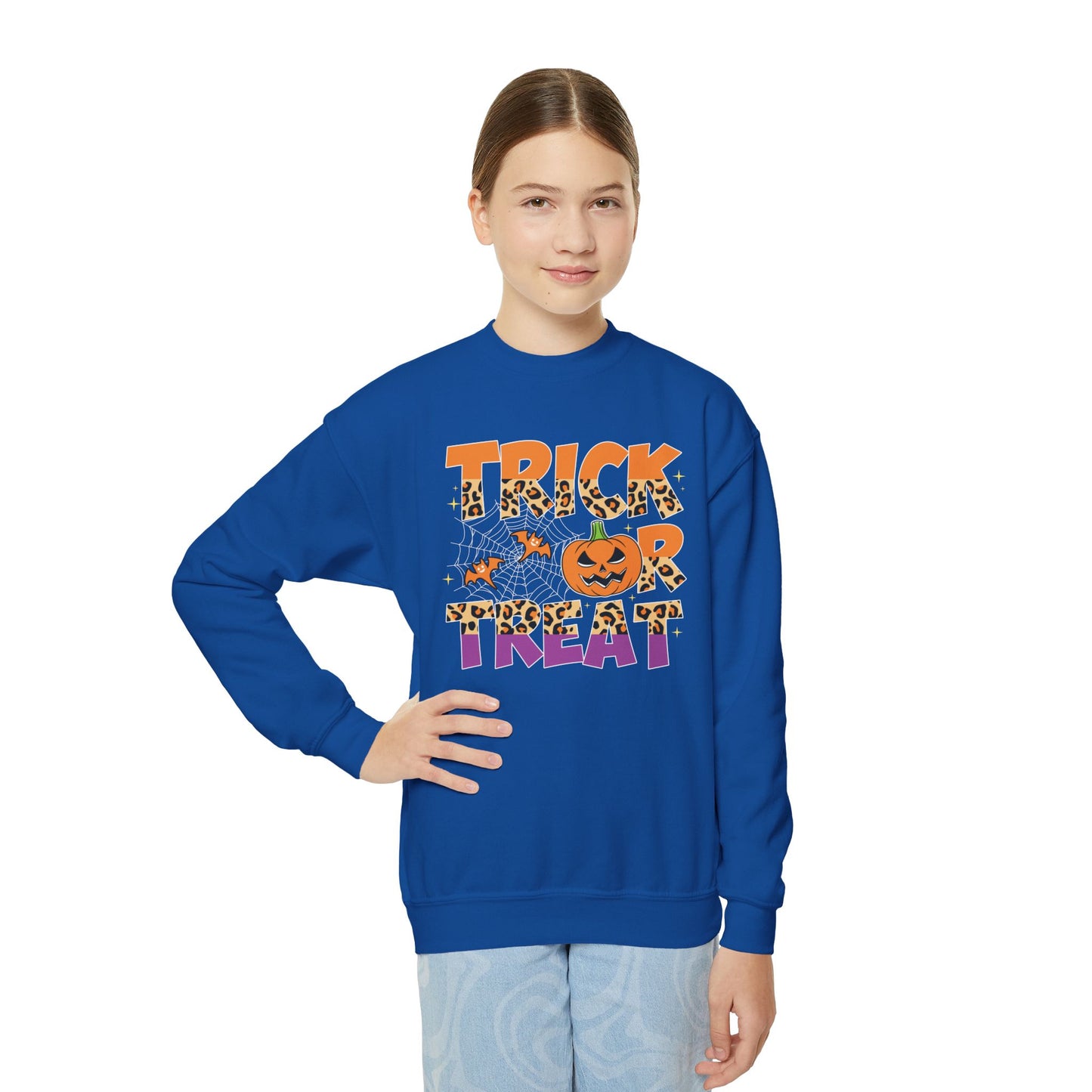 Youth Halloween Trick or Treat Sweatshirt