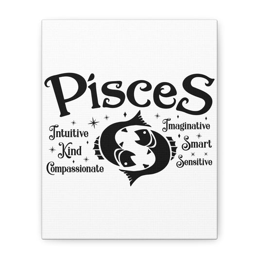 Pisces Canvas Wall Art