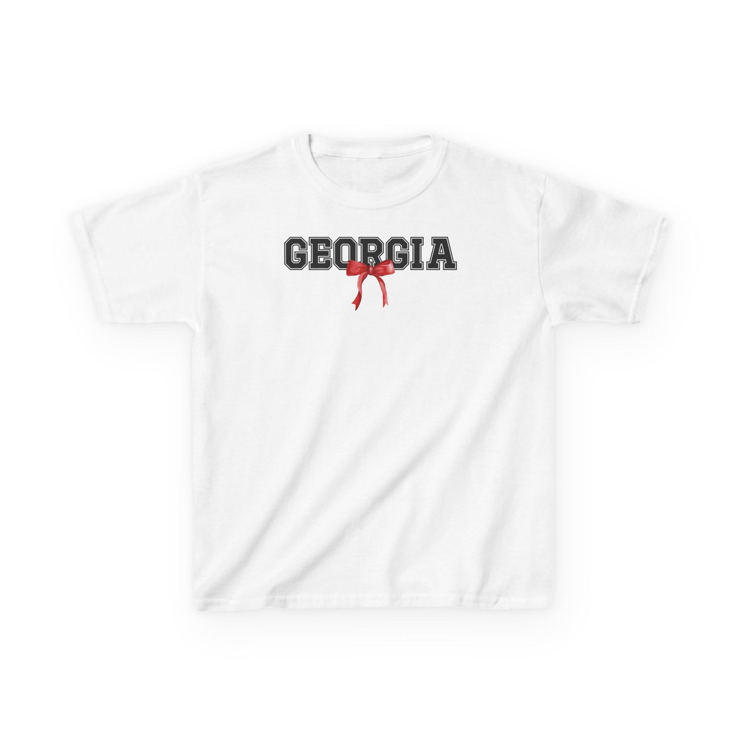 Georgia Kids Tee with bow design
