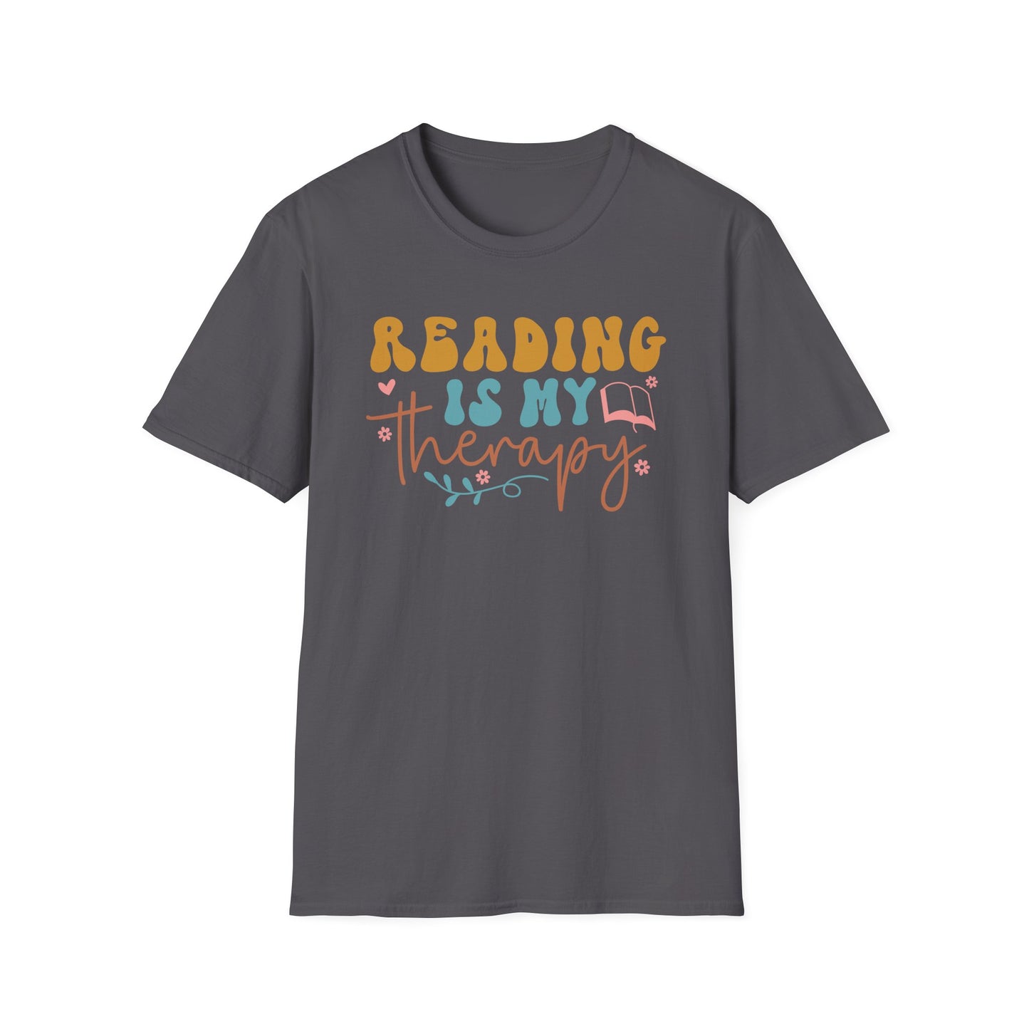 Reading is My Therapy Unisex T-Shirt