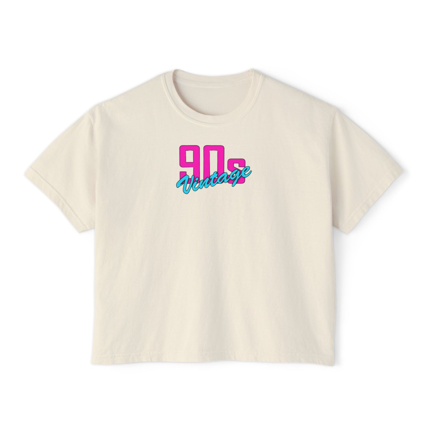 90s Vintage Women's Boxy Tee