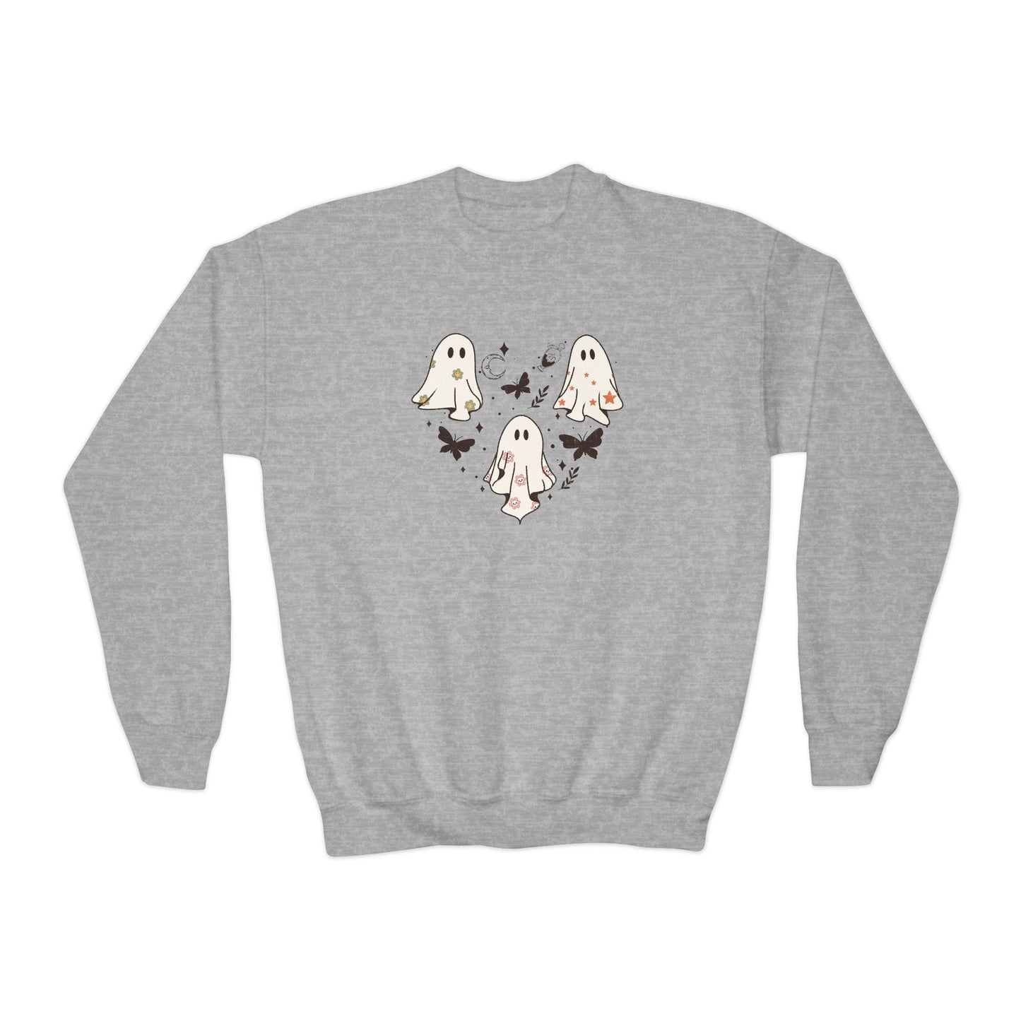 Ghostly Heart  Youth Crewneck Sweatshirt