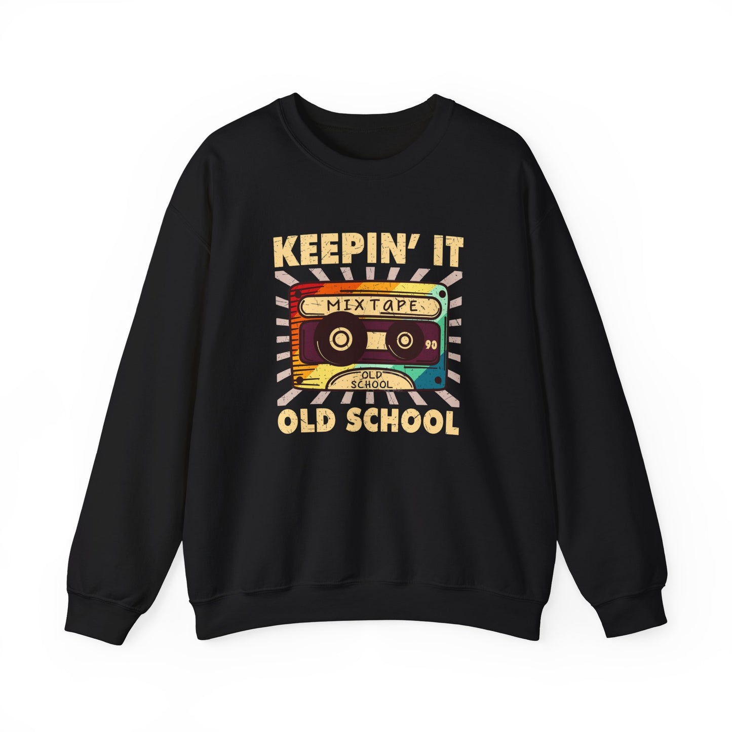 Retro Mixtape Crewneck Sweatshirt