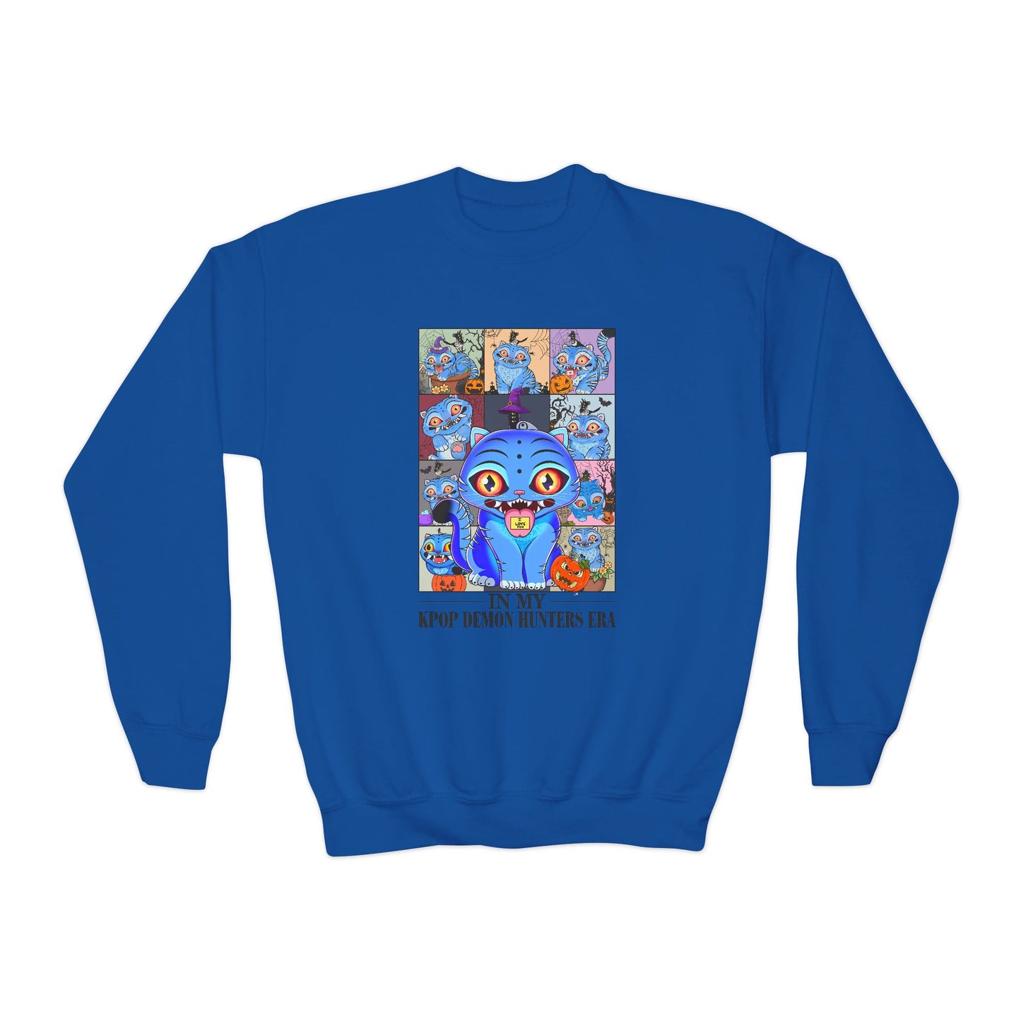 In My K-Pop Halloween Era Youth Crewneck Sweatshirt