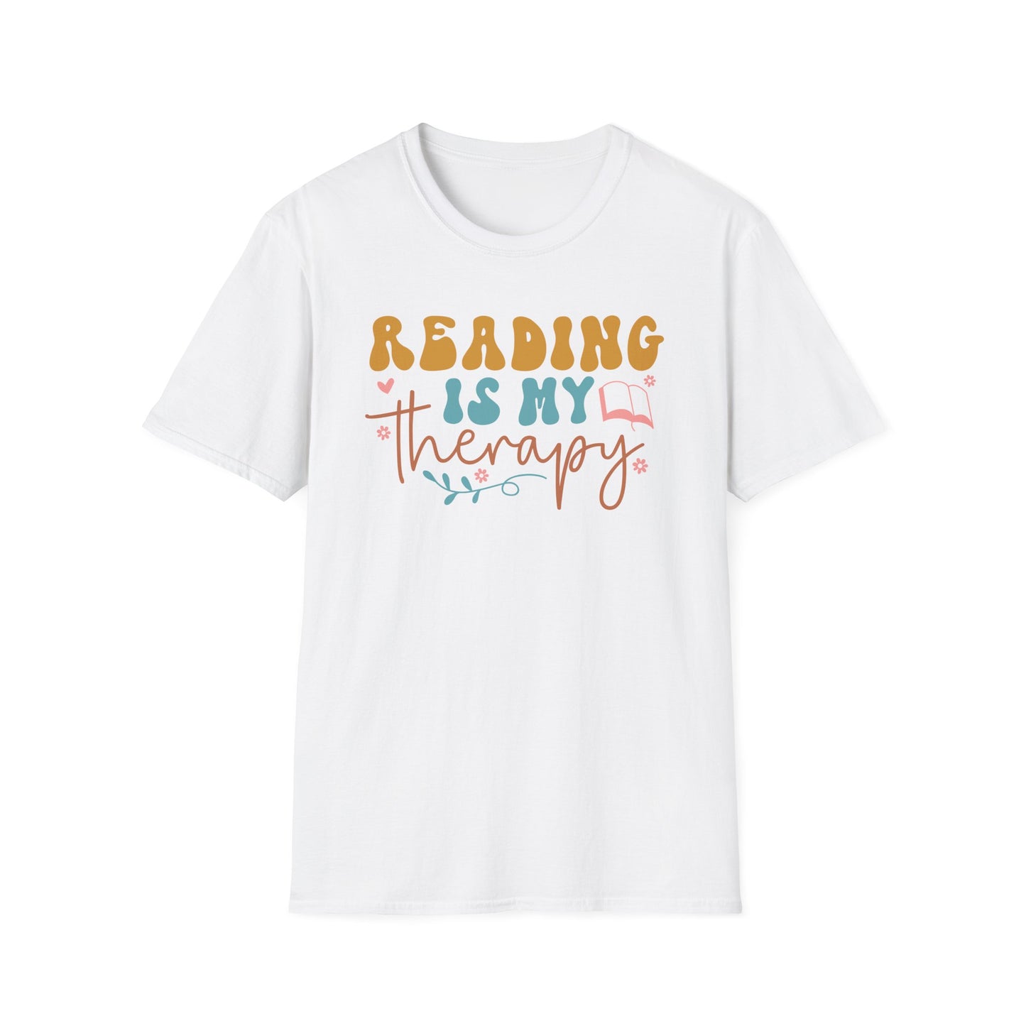 Reading is My Therapy Unisex T-Shirt