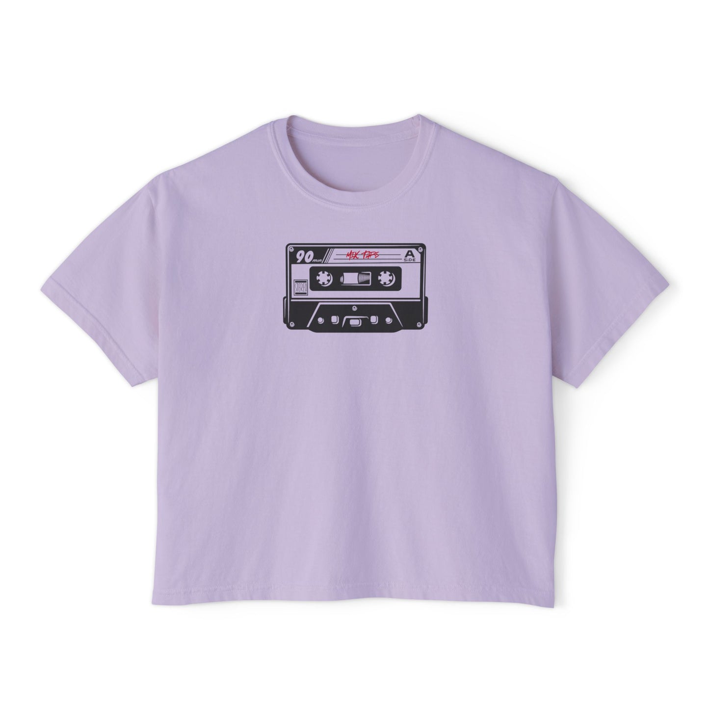Retro 90s Cassette Women's Boxy Tee