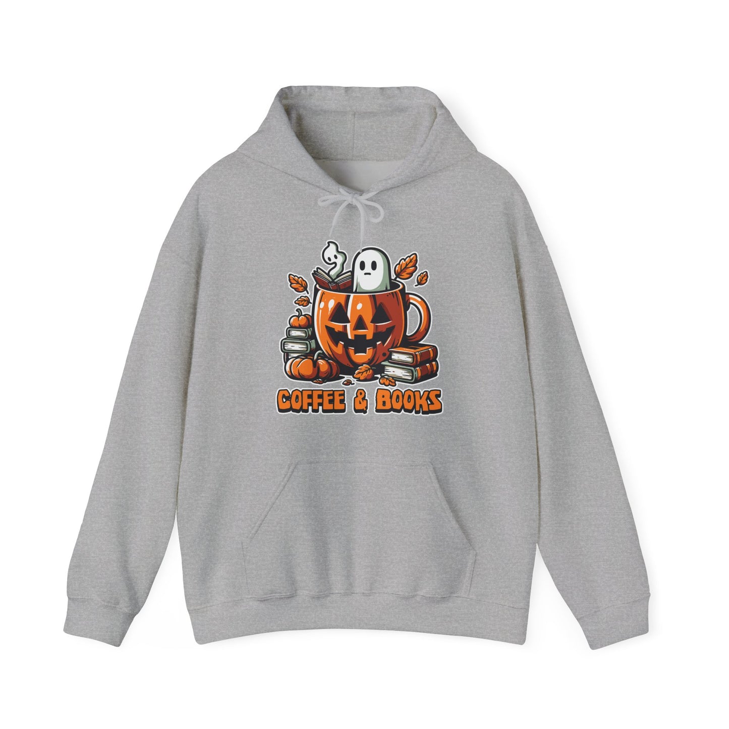Coffee & Books Halloween Hoodie