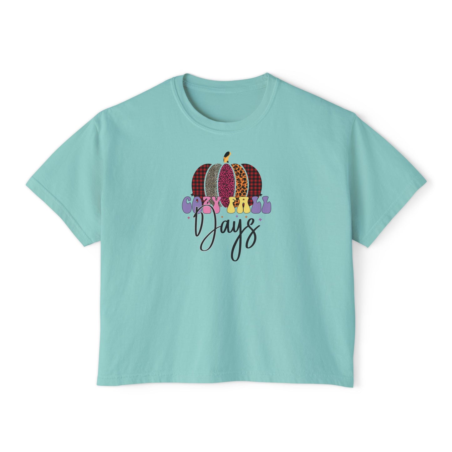 Cozy Fall Days Women's Boxy Tee