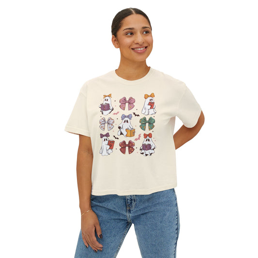 Ghosts & Books Women's Boxy Tee