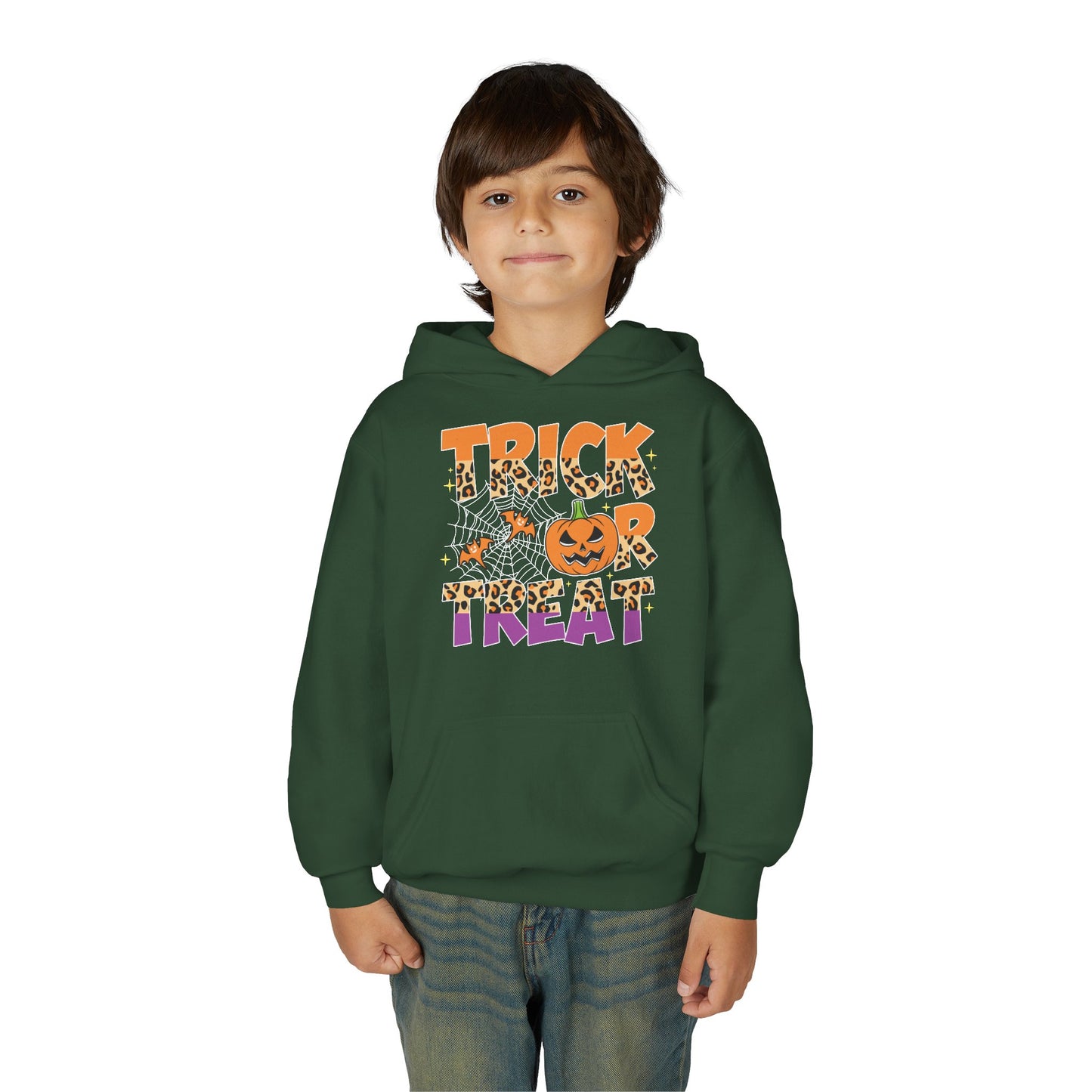 Youth Halloween Trick or Treat Hoodie