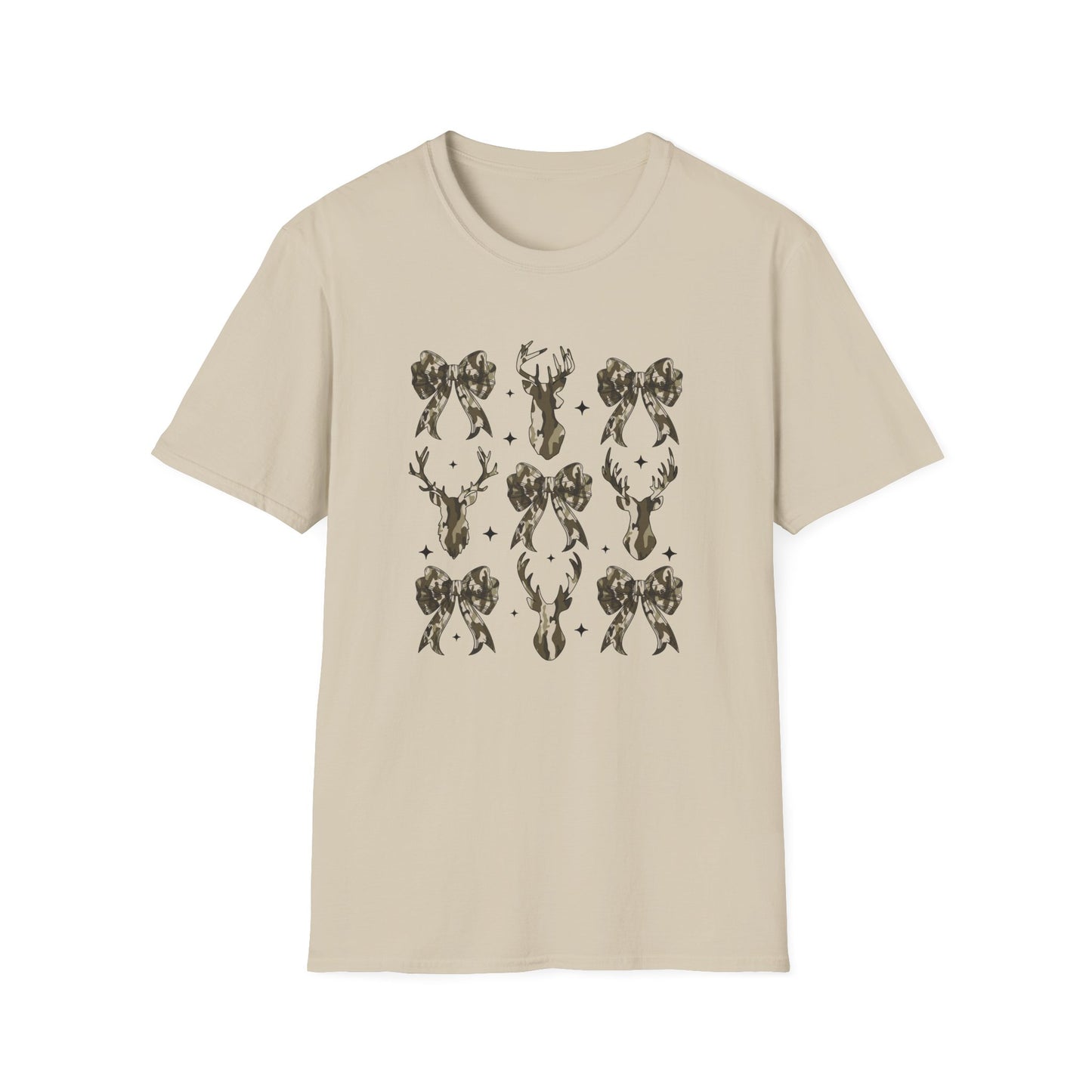 Camo Deer and Bows T-Shirt
