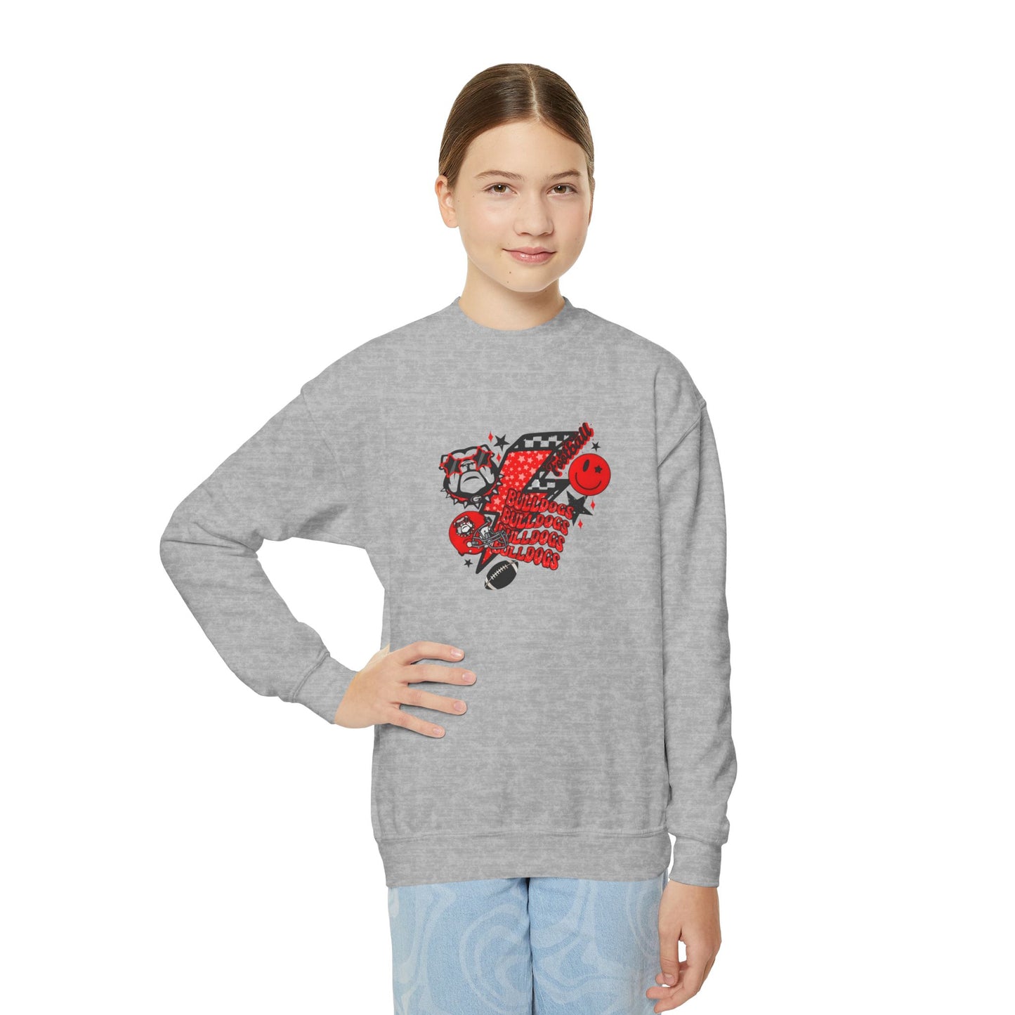 Fun Bulldogs Youth Sweatshirt