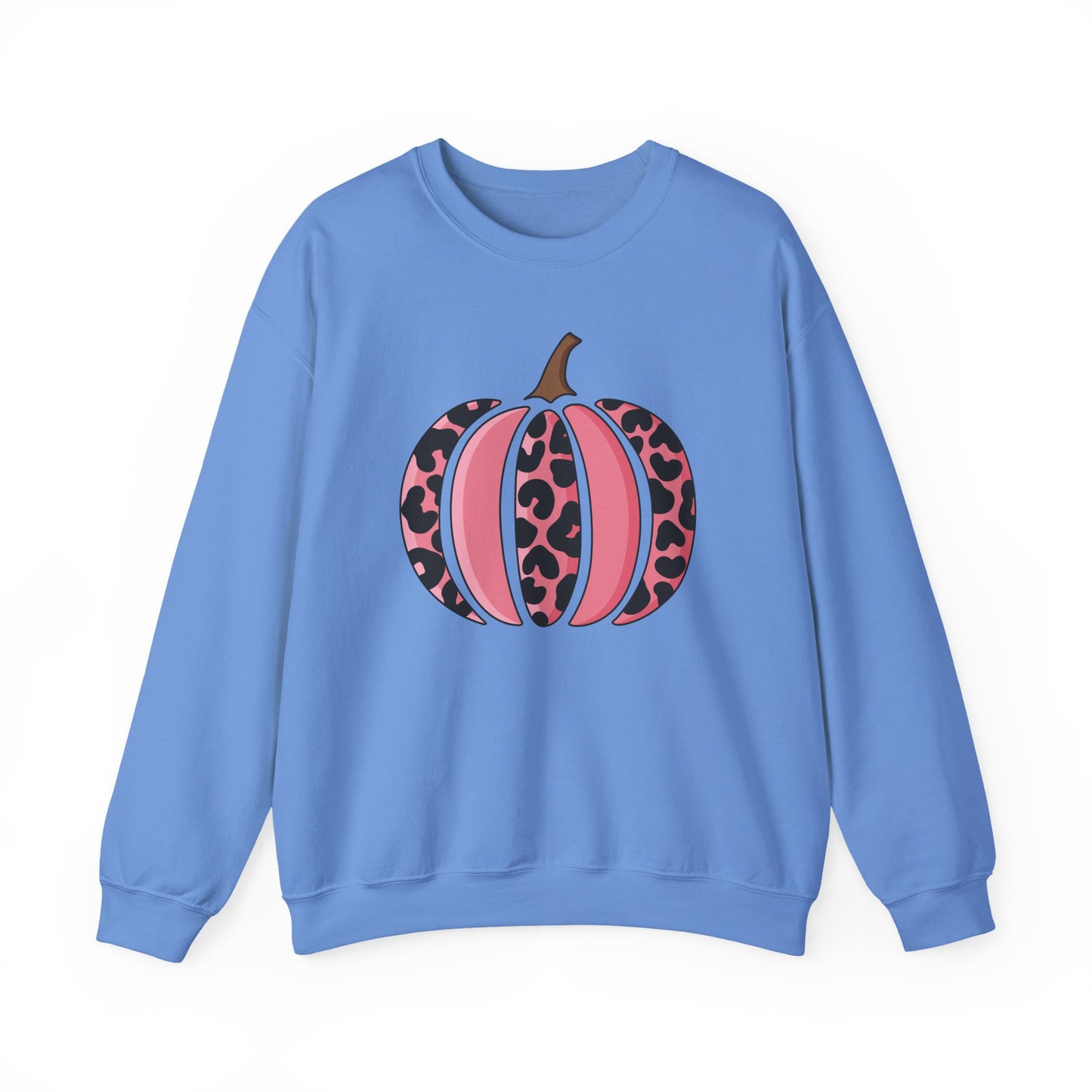 Pink Leopard Pumpkin Crewneck Sweatshirt