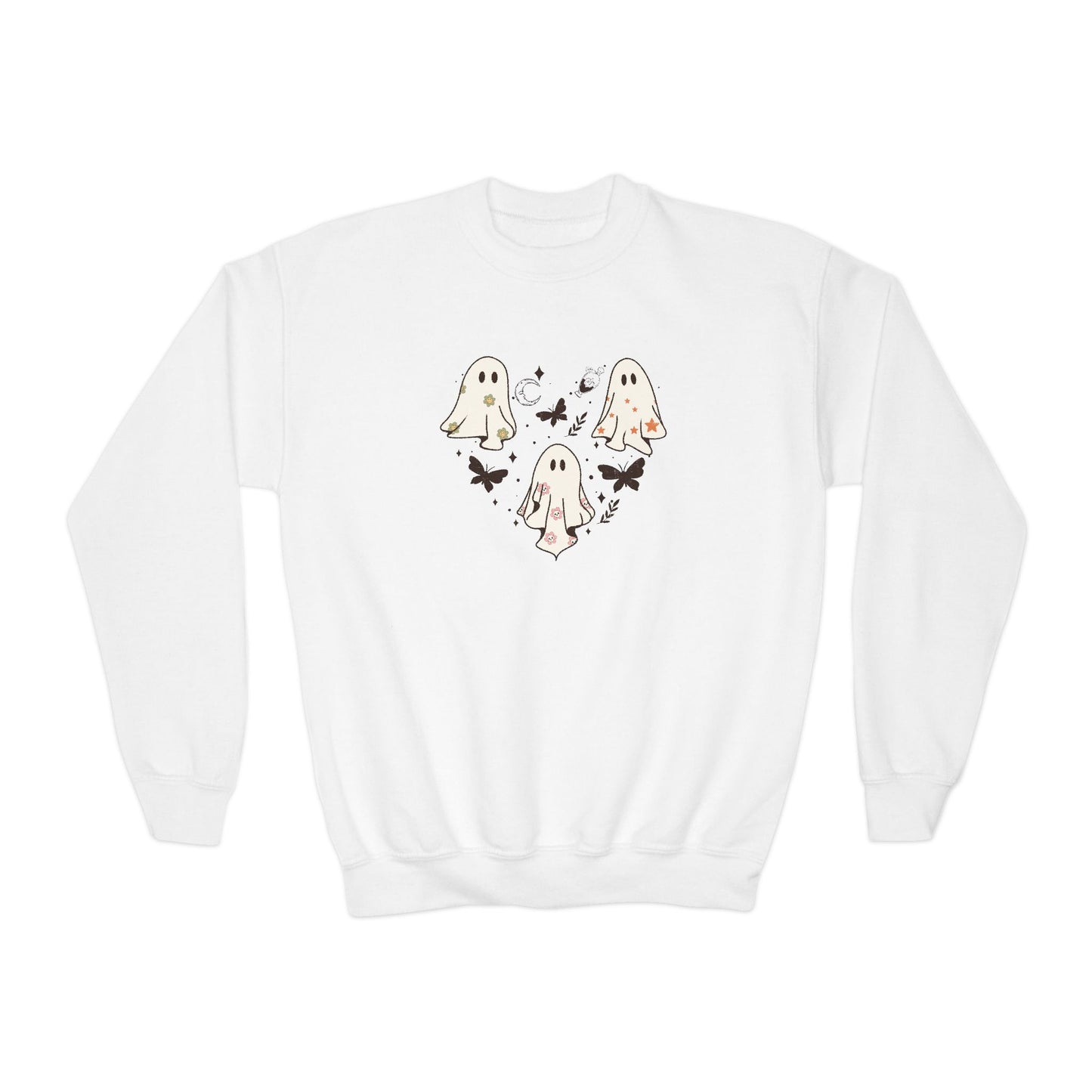 Ghostly Heart  Youth Crewneck Sweatshirt