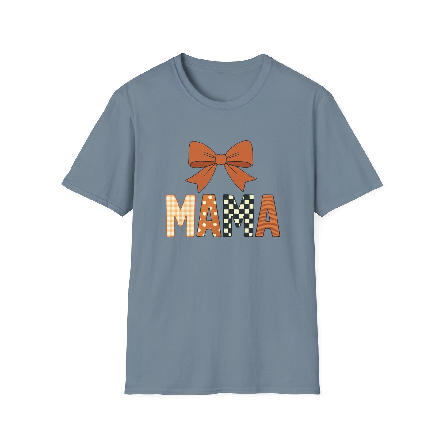 Mama Gingham Bow T-Shirt