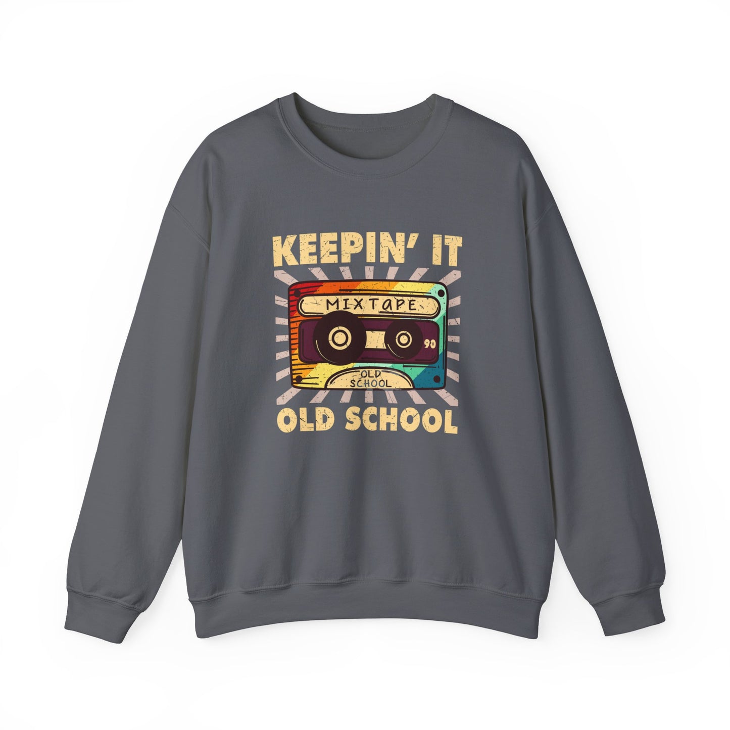 Retro Mixtape Crewneck Sweatshirt