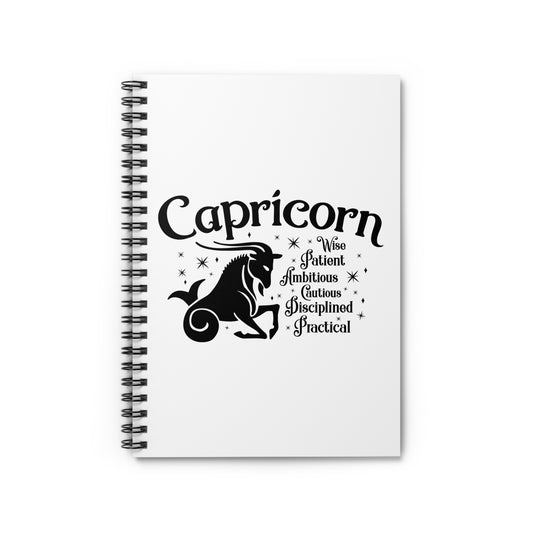 Capricorn Spiral Notebook