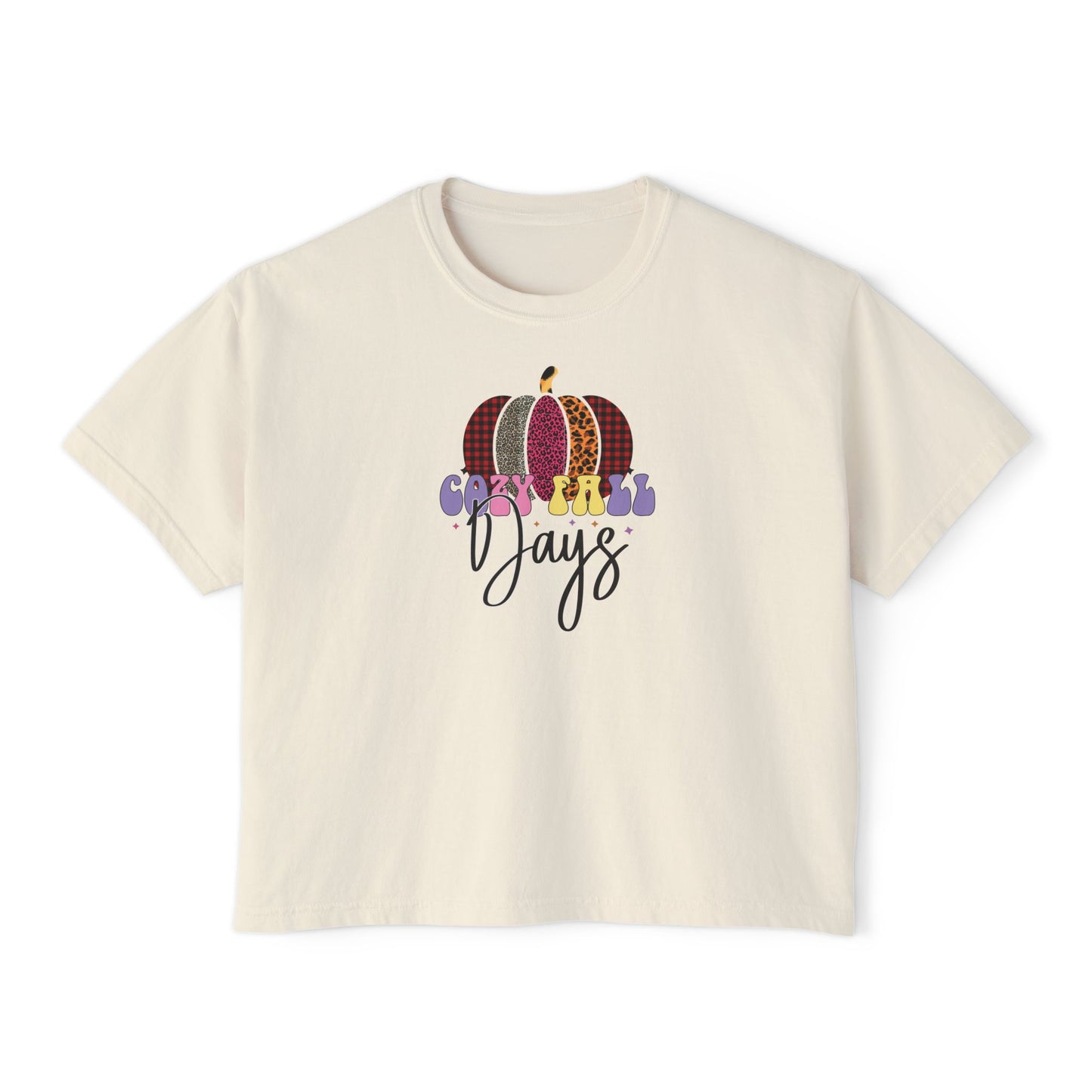 Cozy Fall Days Women's Boxy Tee
