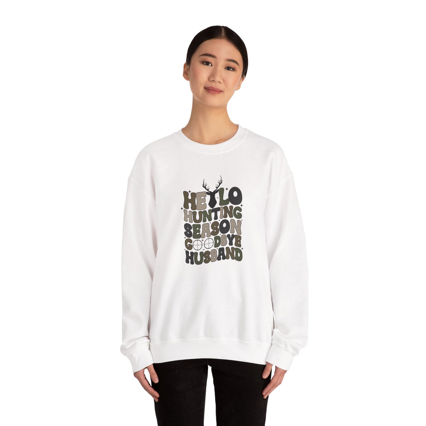 Hello Hunting Season Crewneck Sweatshirt