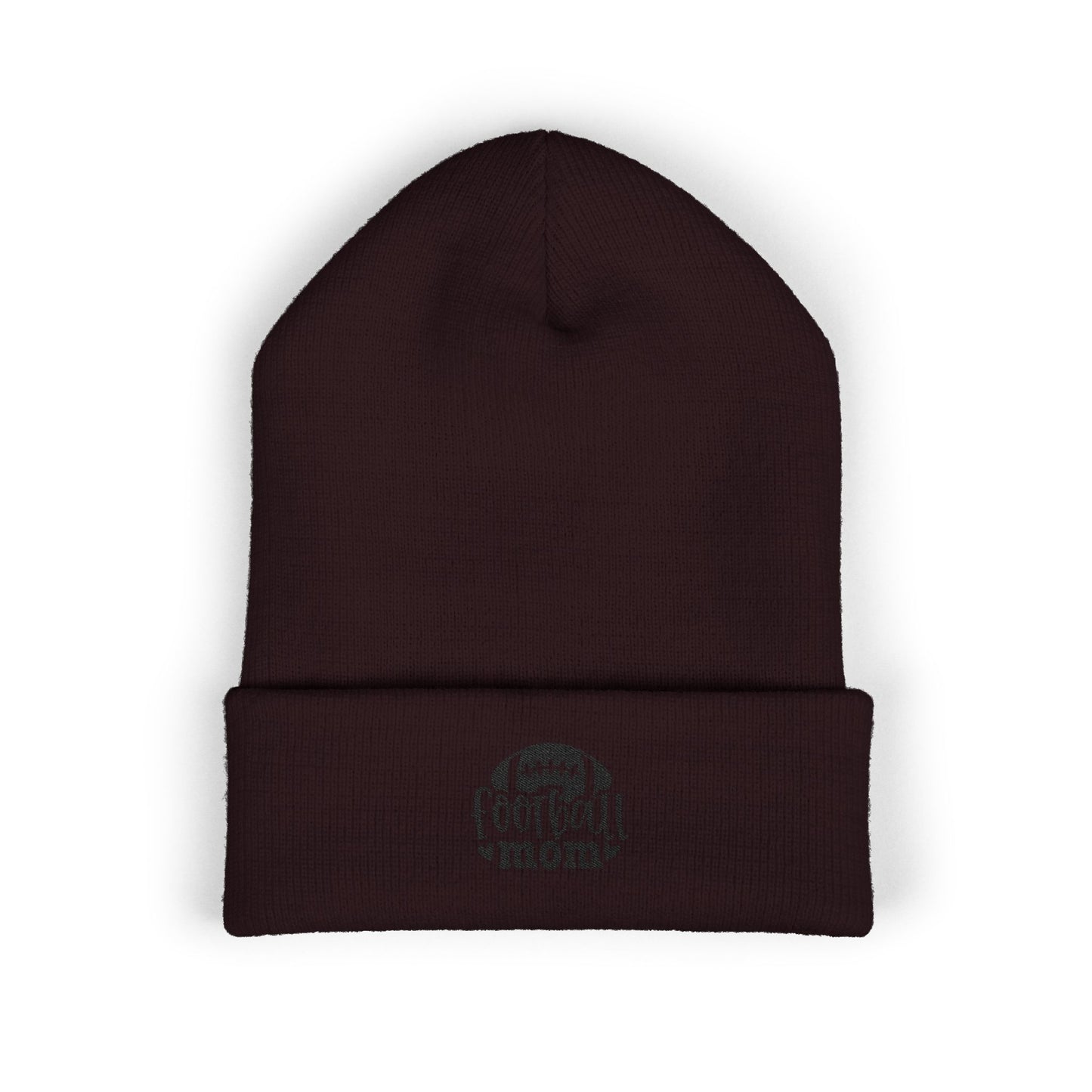 Football Mom Embroidered Beanie