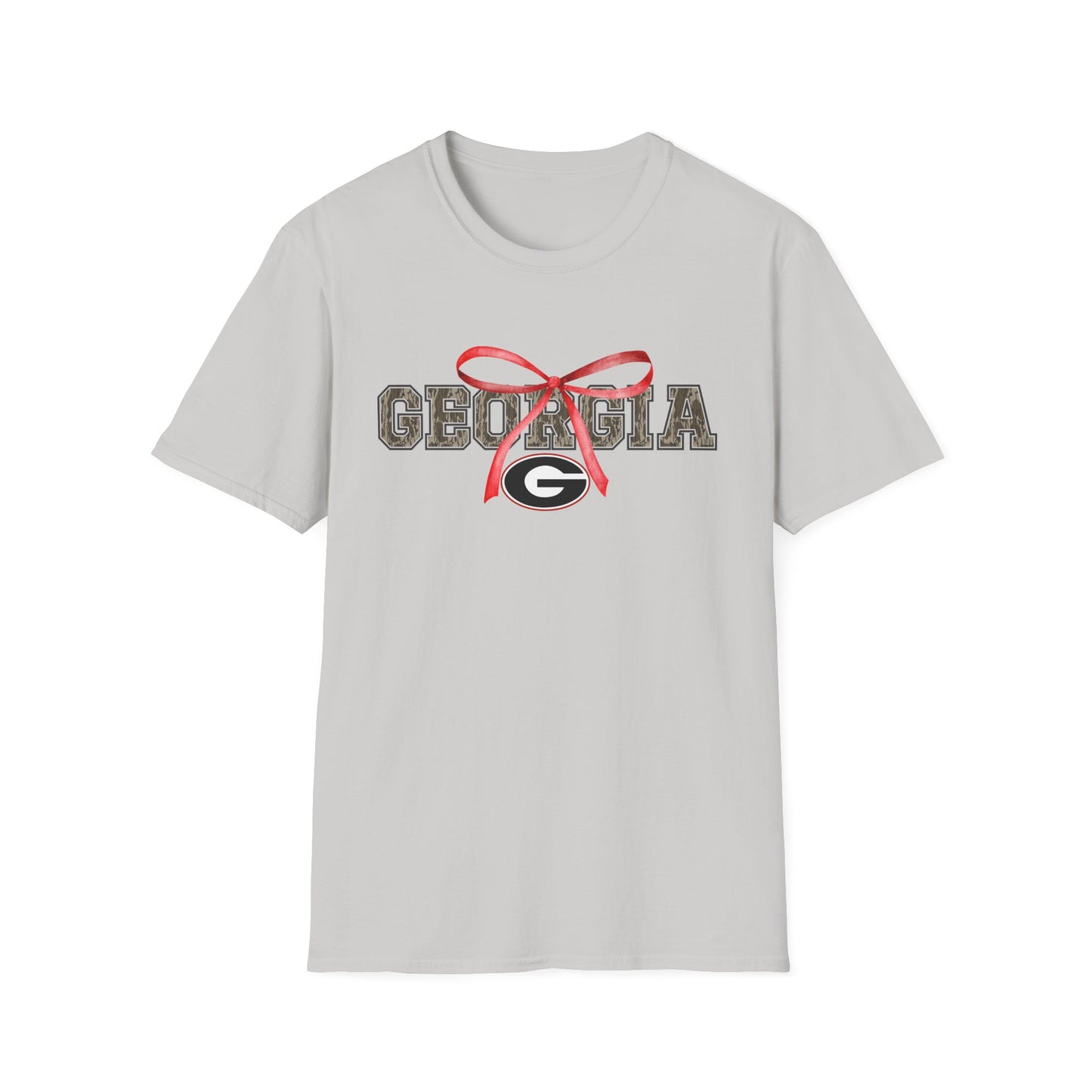 Camo Georgia with Bow T-Shirt