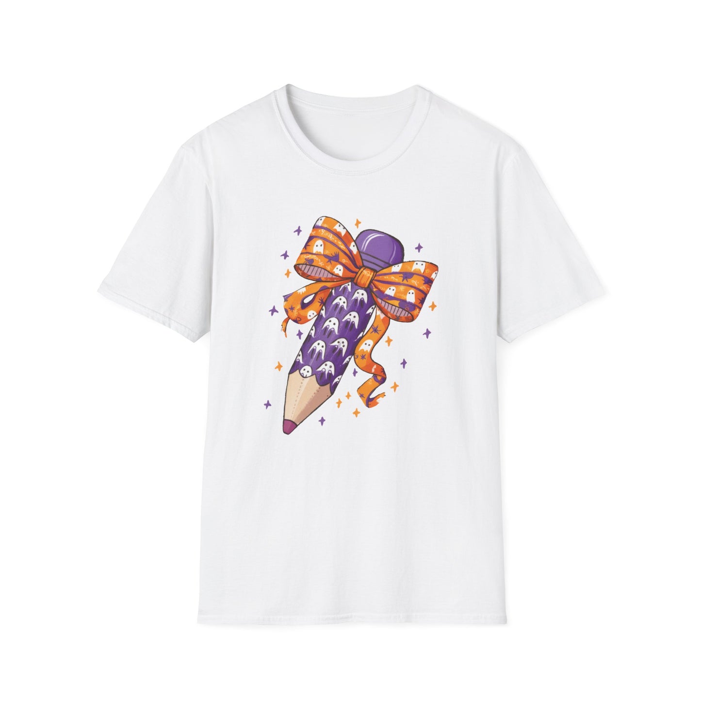 Halloween Bow Pencil T-Shirt