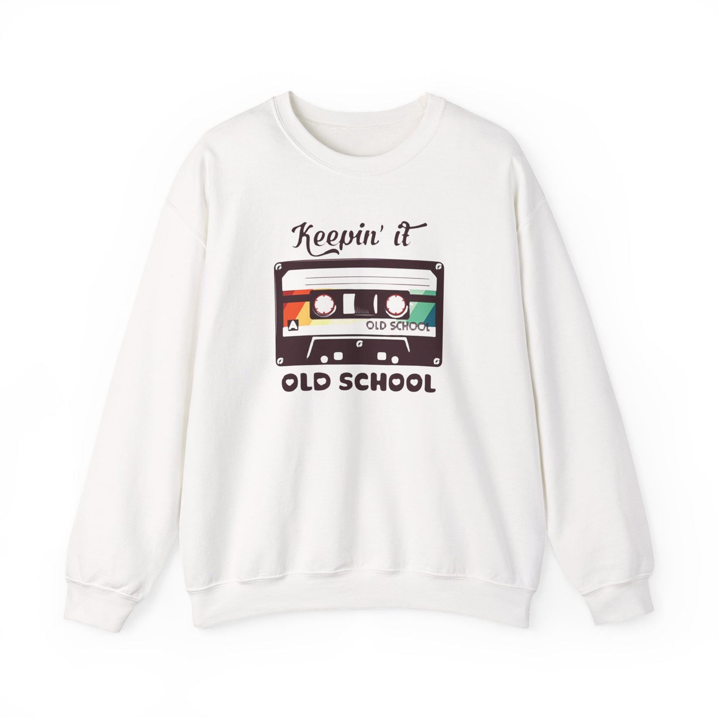 Retro 'Keepin it Oldschool' Crewneck Sweatshirt
