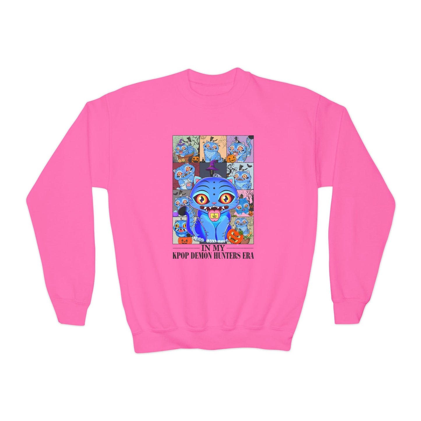 In My K-Pop Halloween Era Youth Crewneck Sweatshirt