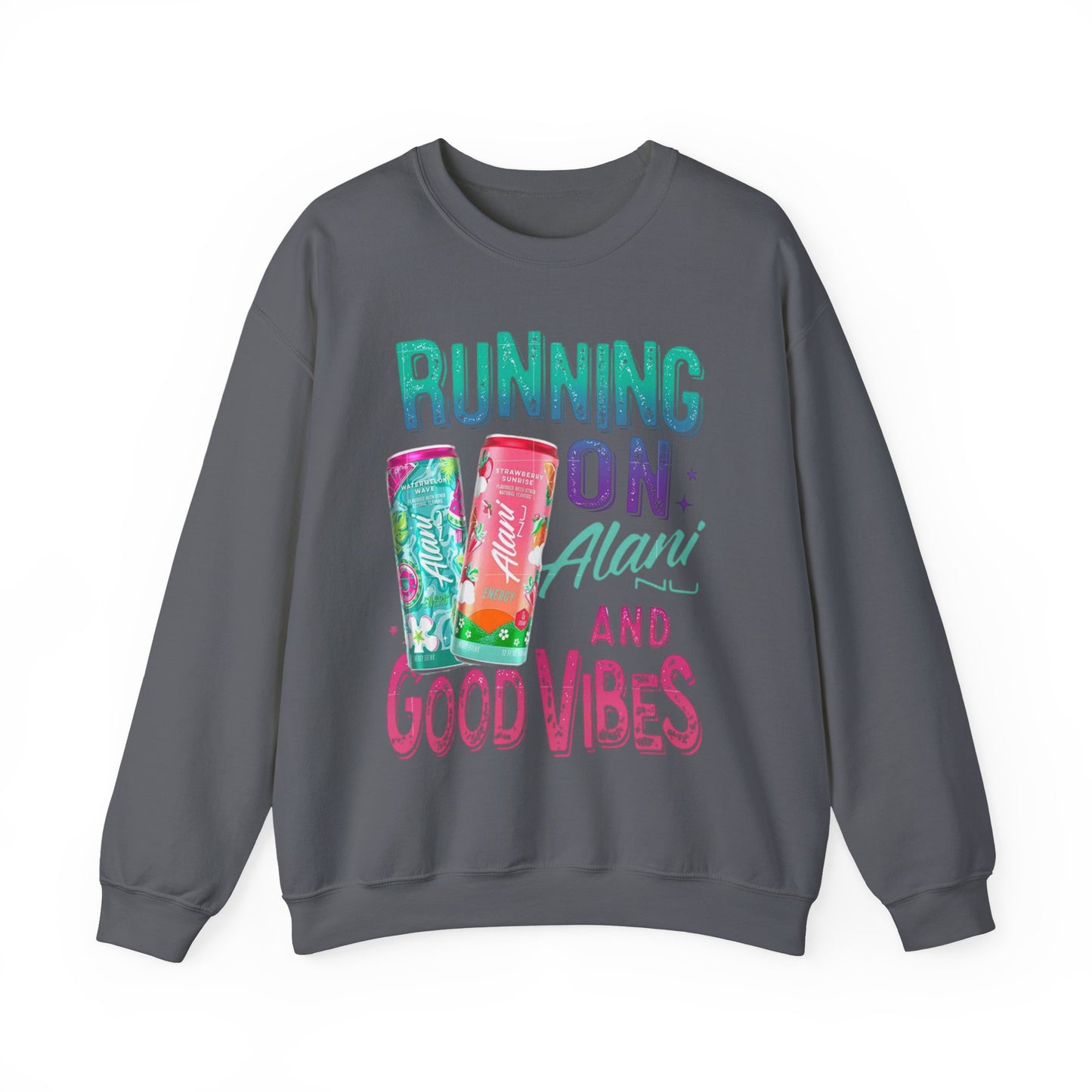 Running on Alani and Good Vibes Sweatshirt