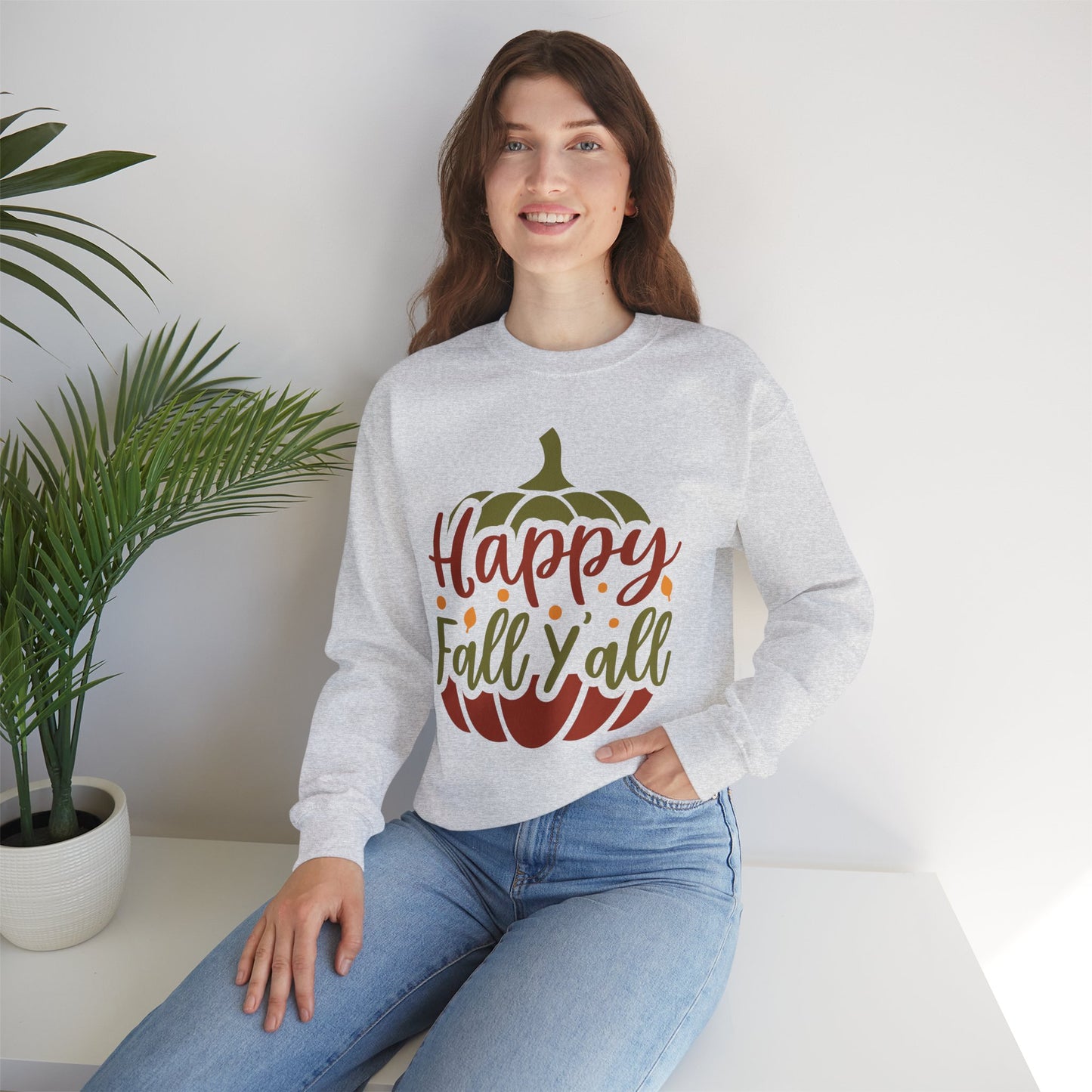 Happy Fall Ya'll Pumpkin Sweatshirt