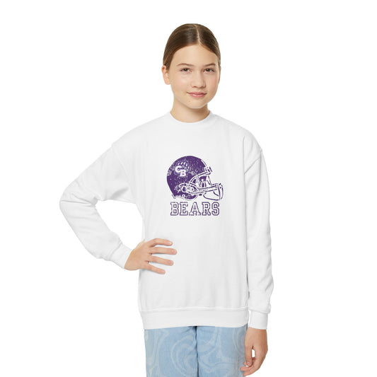 CB Bears Helmet Youth Sweatshirt