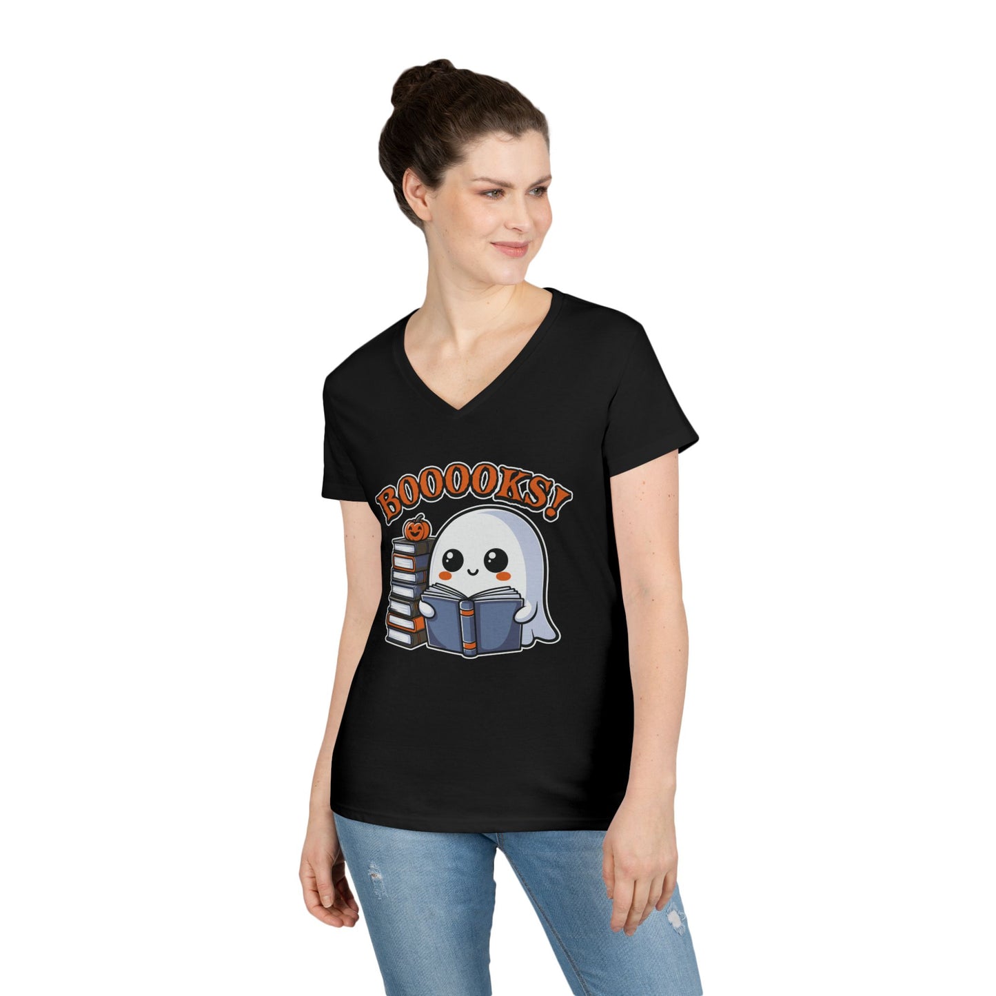 Booooks V-Neck T-Shirt