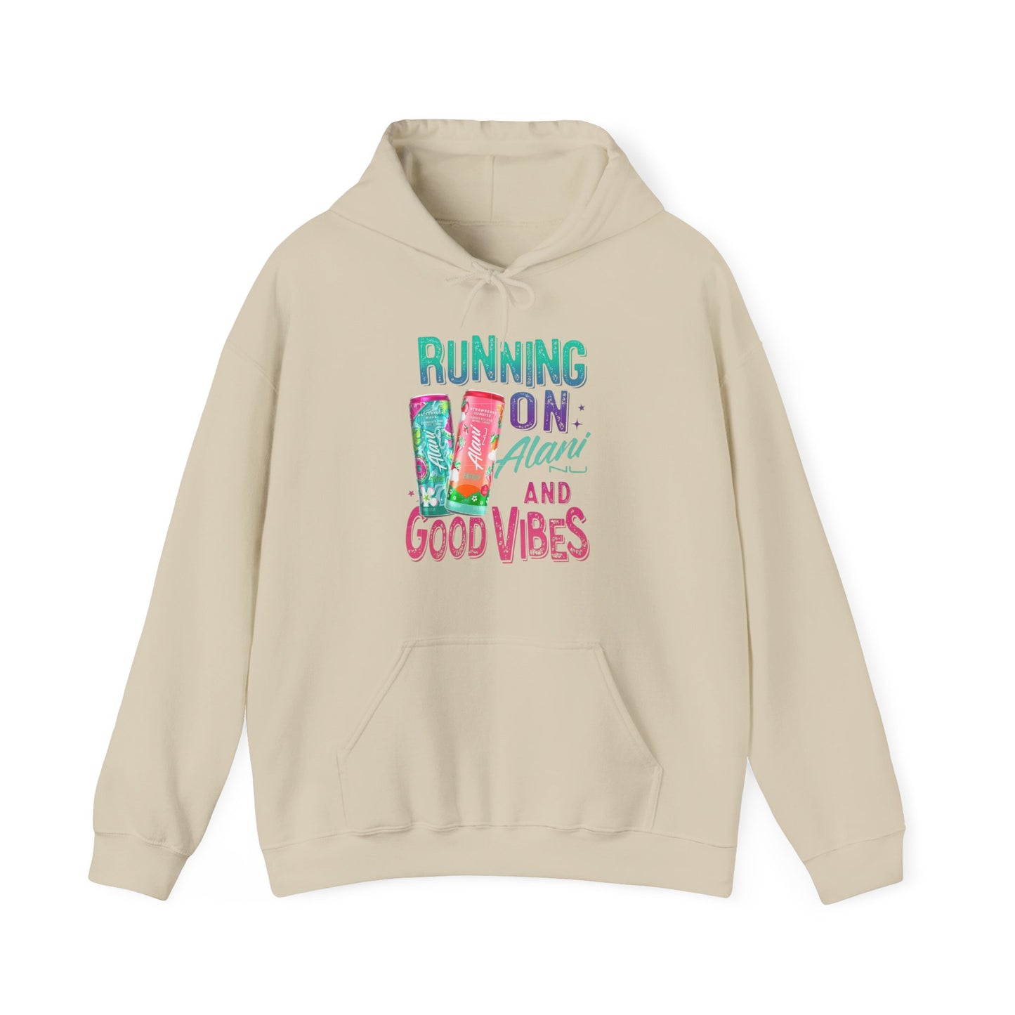Running on Alani and Good Vibes Hoodie