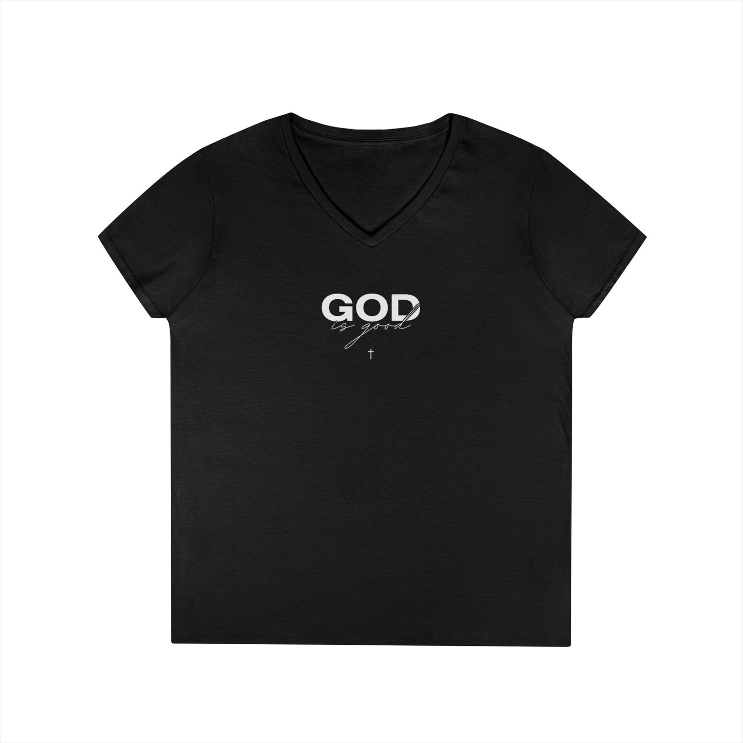 God is Good V-Neck T-Shirt