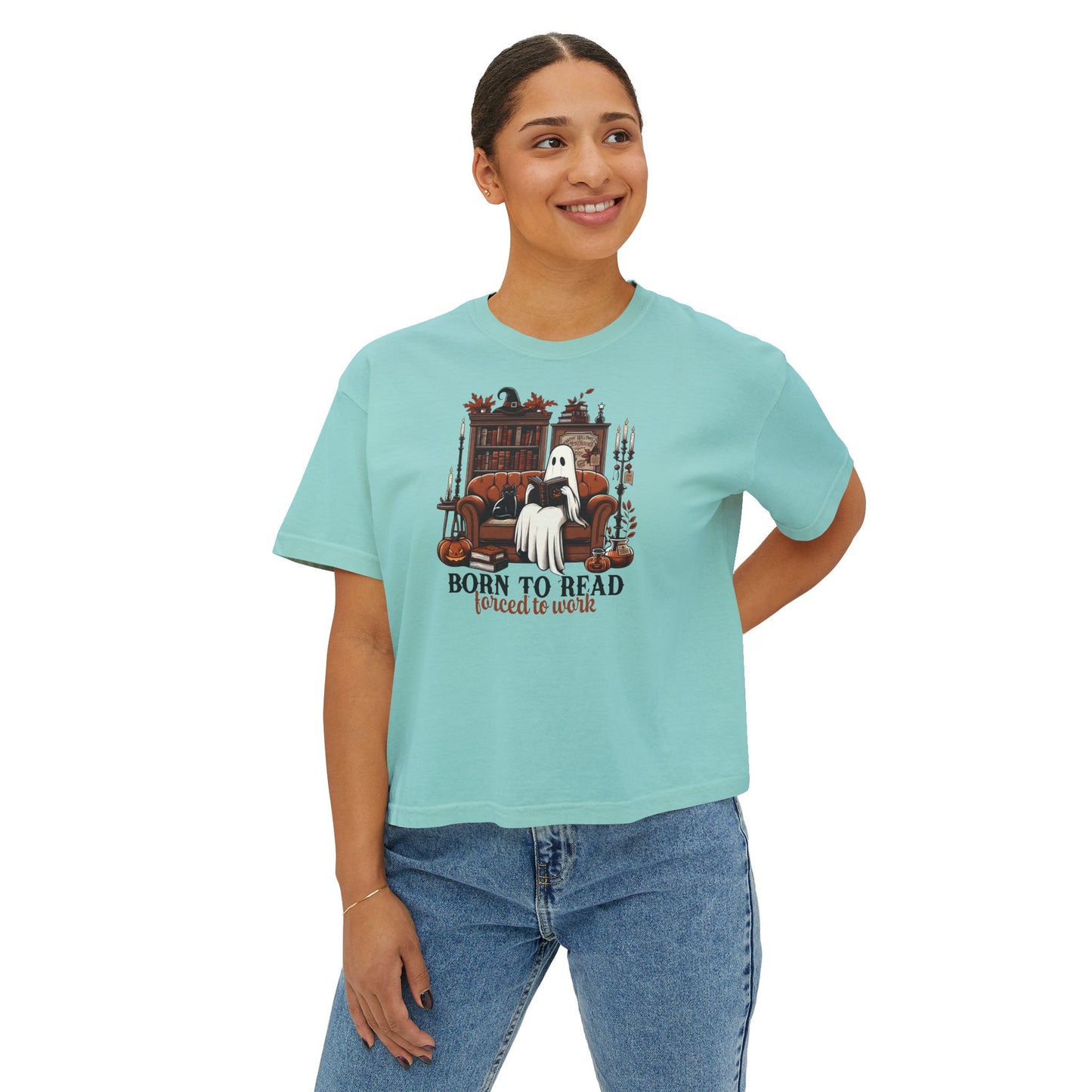 Forced to Work Women's Boxy Tee