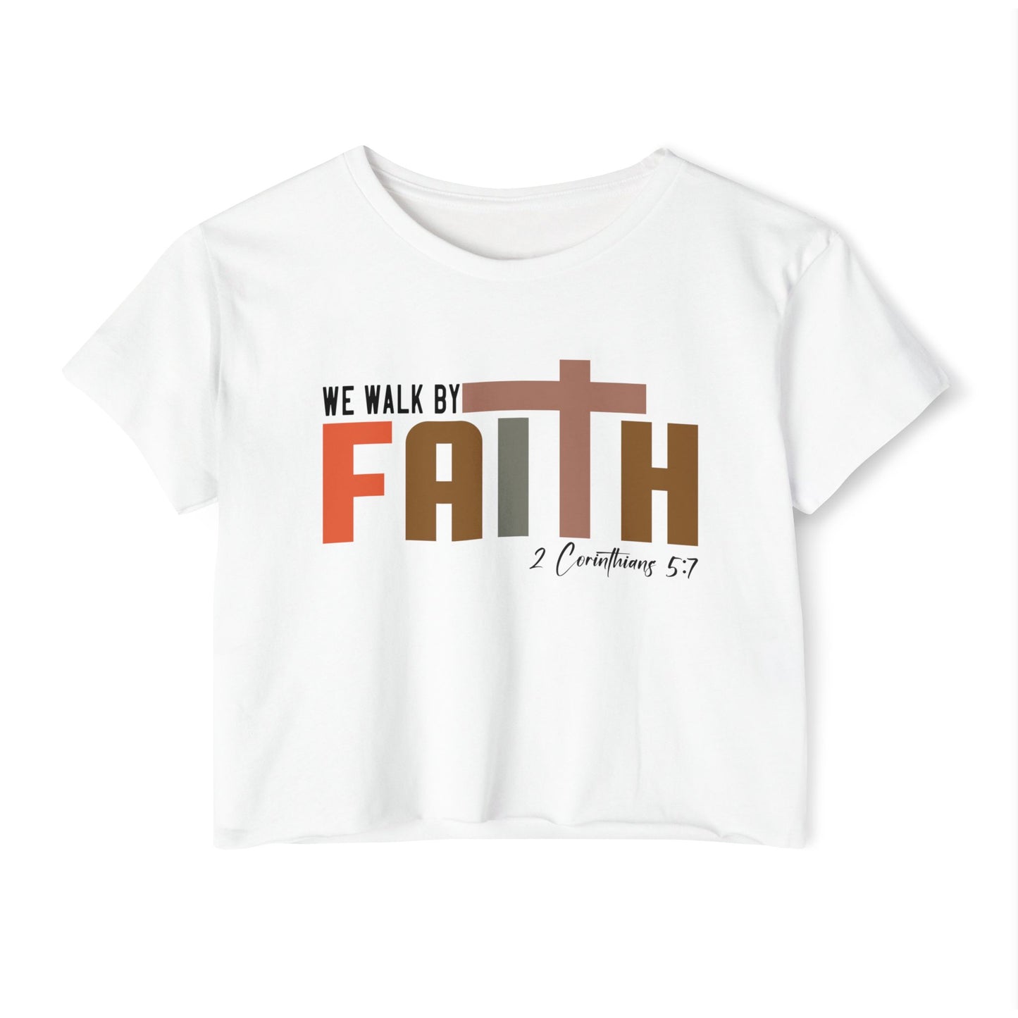 Walk by Faith Crop Top