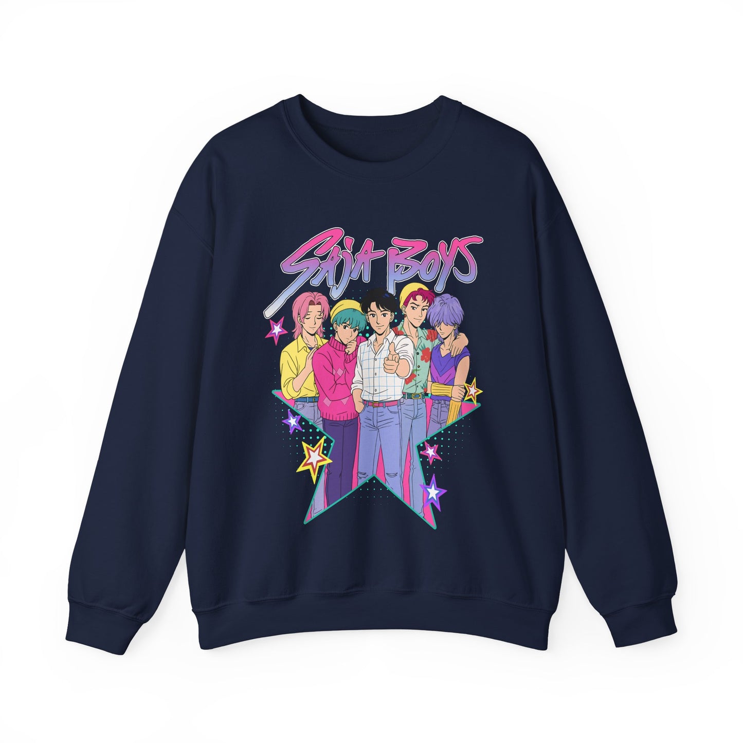 K-Pop Saja Boys Star Crewneck Sweatshirt