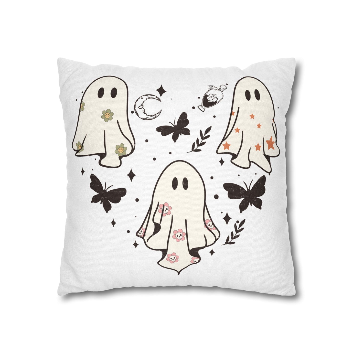 Double Sided Fall/Halloween Decorative Pillowcase