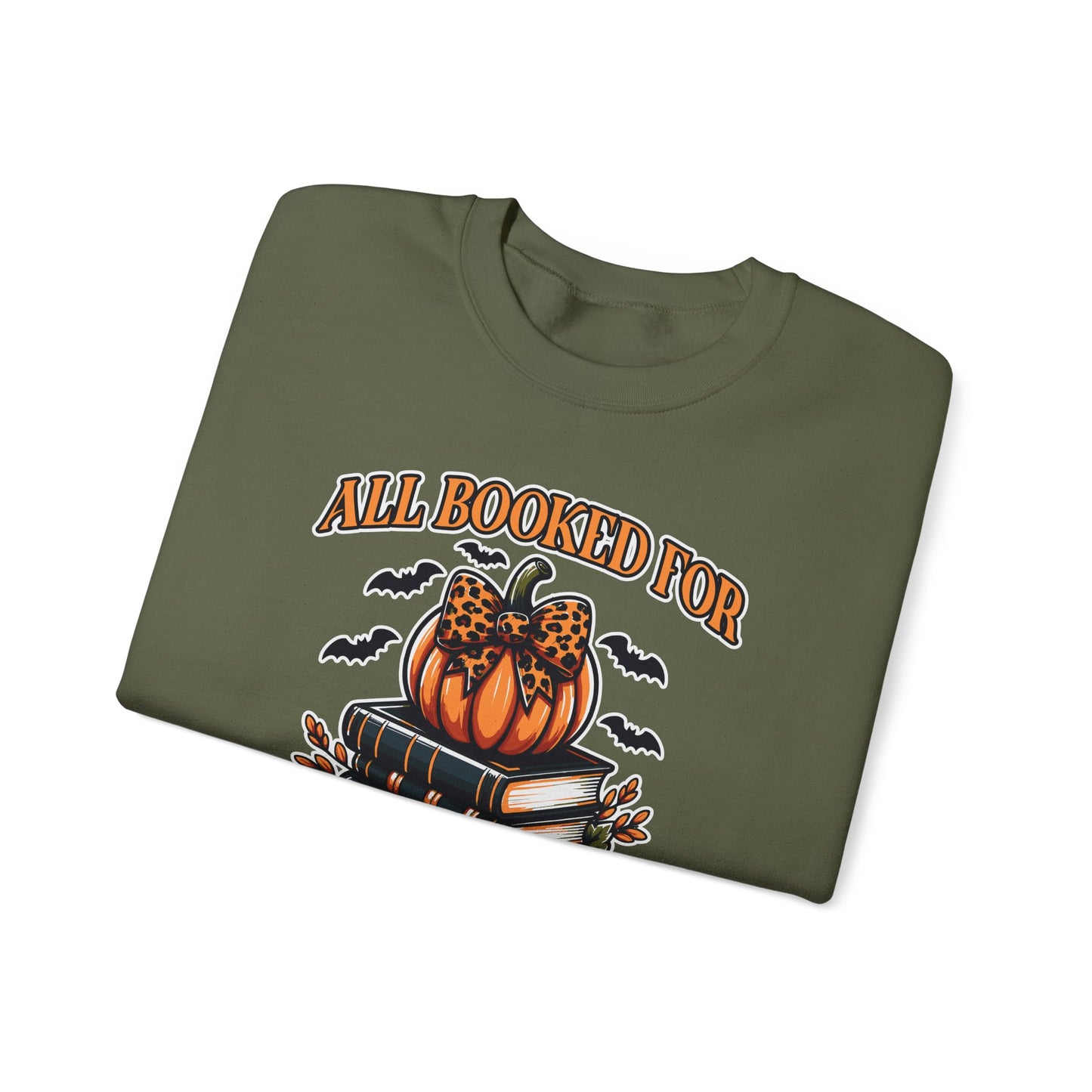 All Booked For Halloween Crewneck Sweatshirt