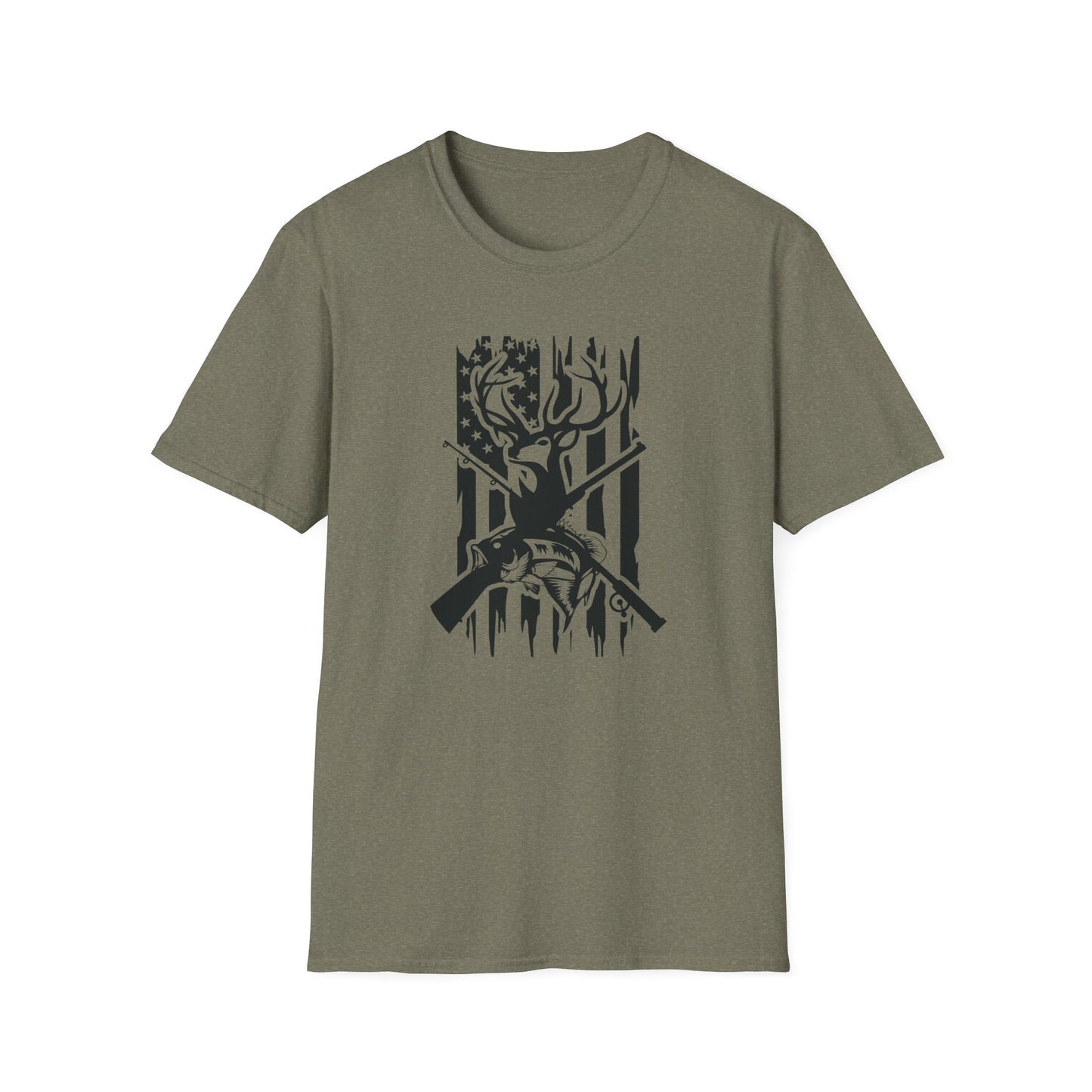 Patriotic Hunting/Fishing T-Shirt