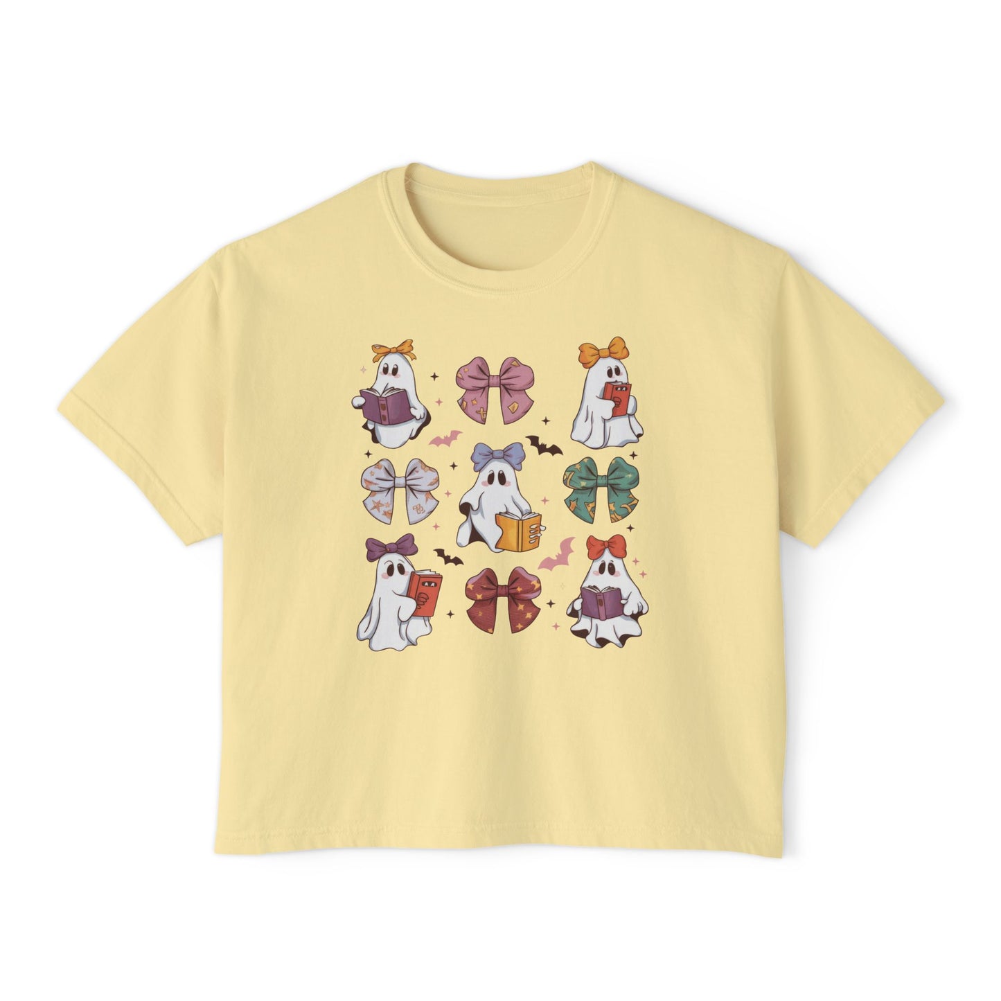 Ghosts & Books Women's Boxy Tee