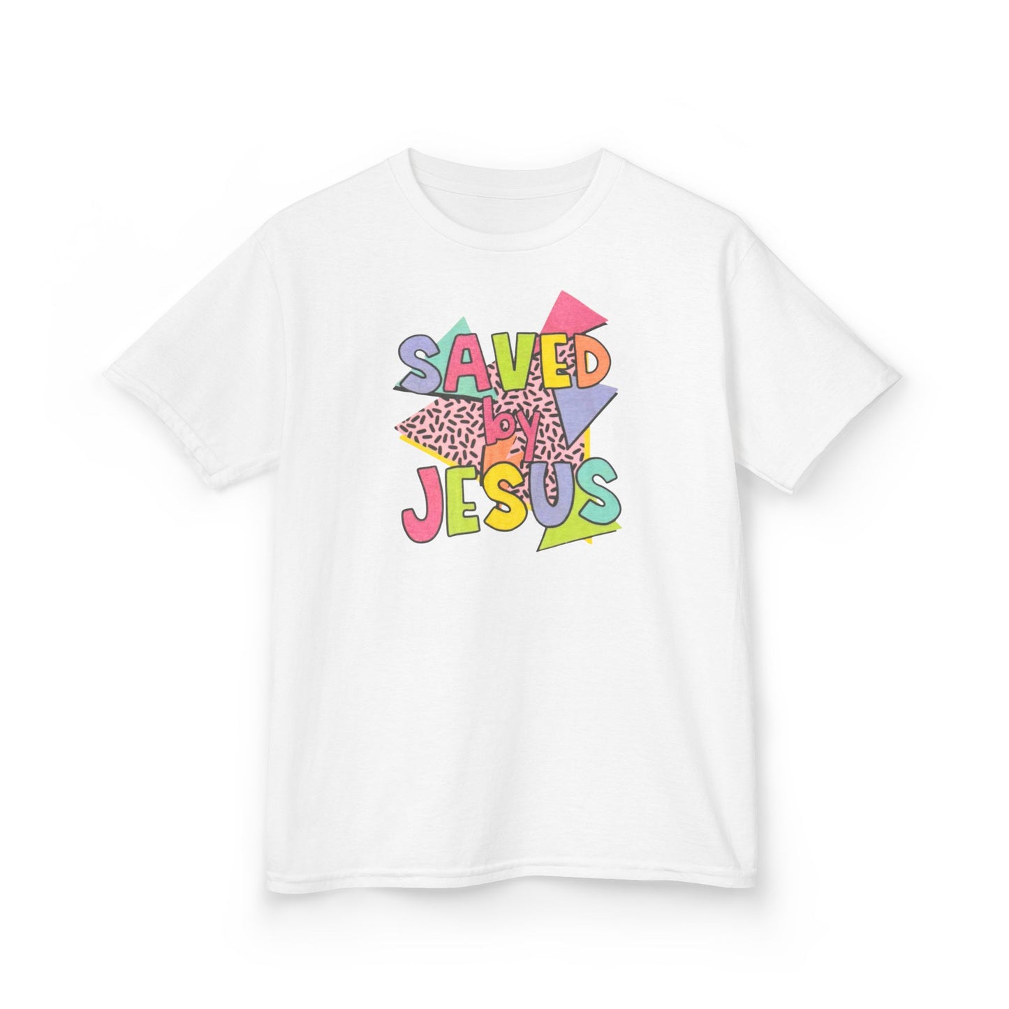 Retro Saved by Jesus Kids Tee